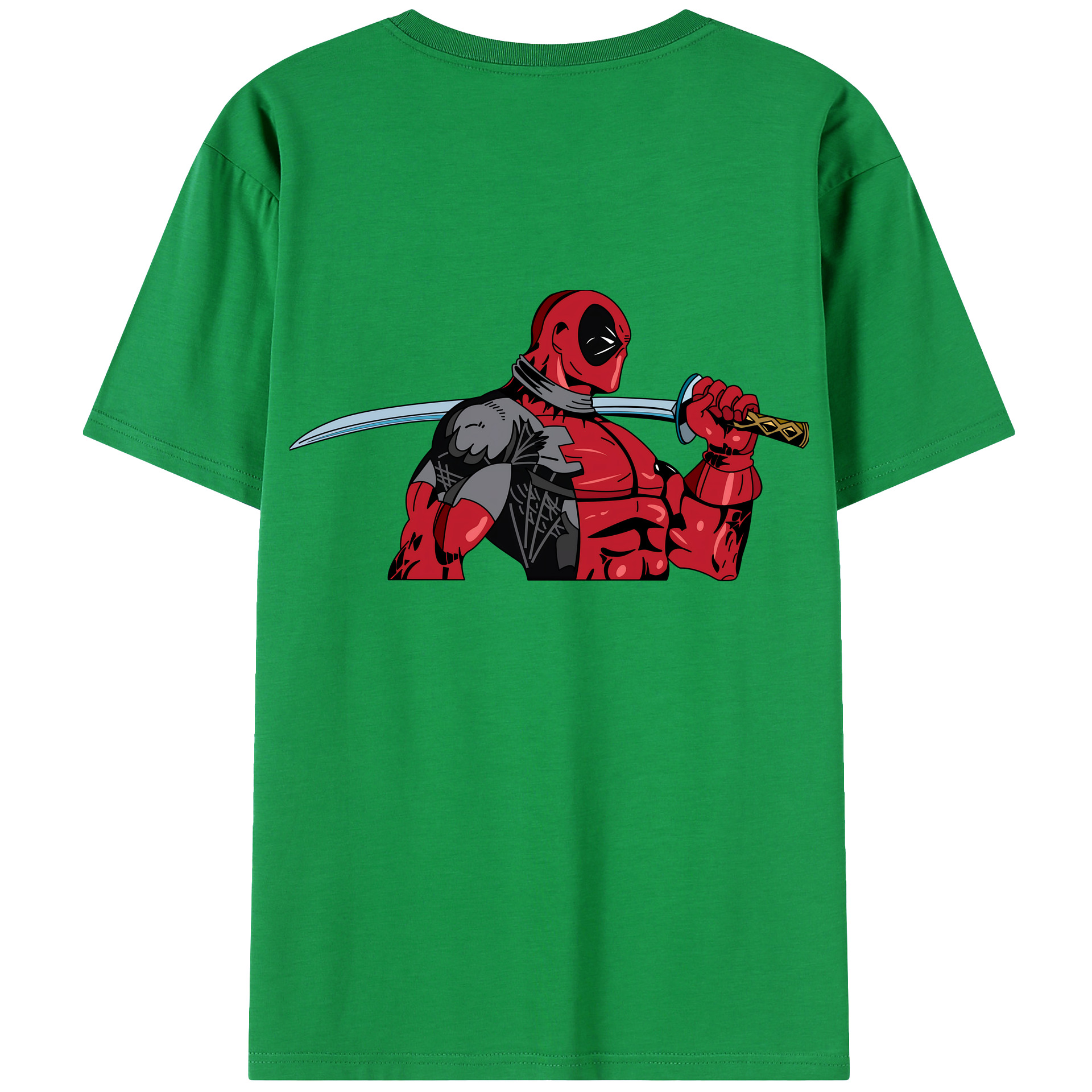 （画像用） Deadpool デッドプール レディース半袖Tシャツ(バックプリント)