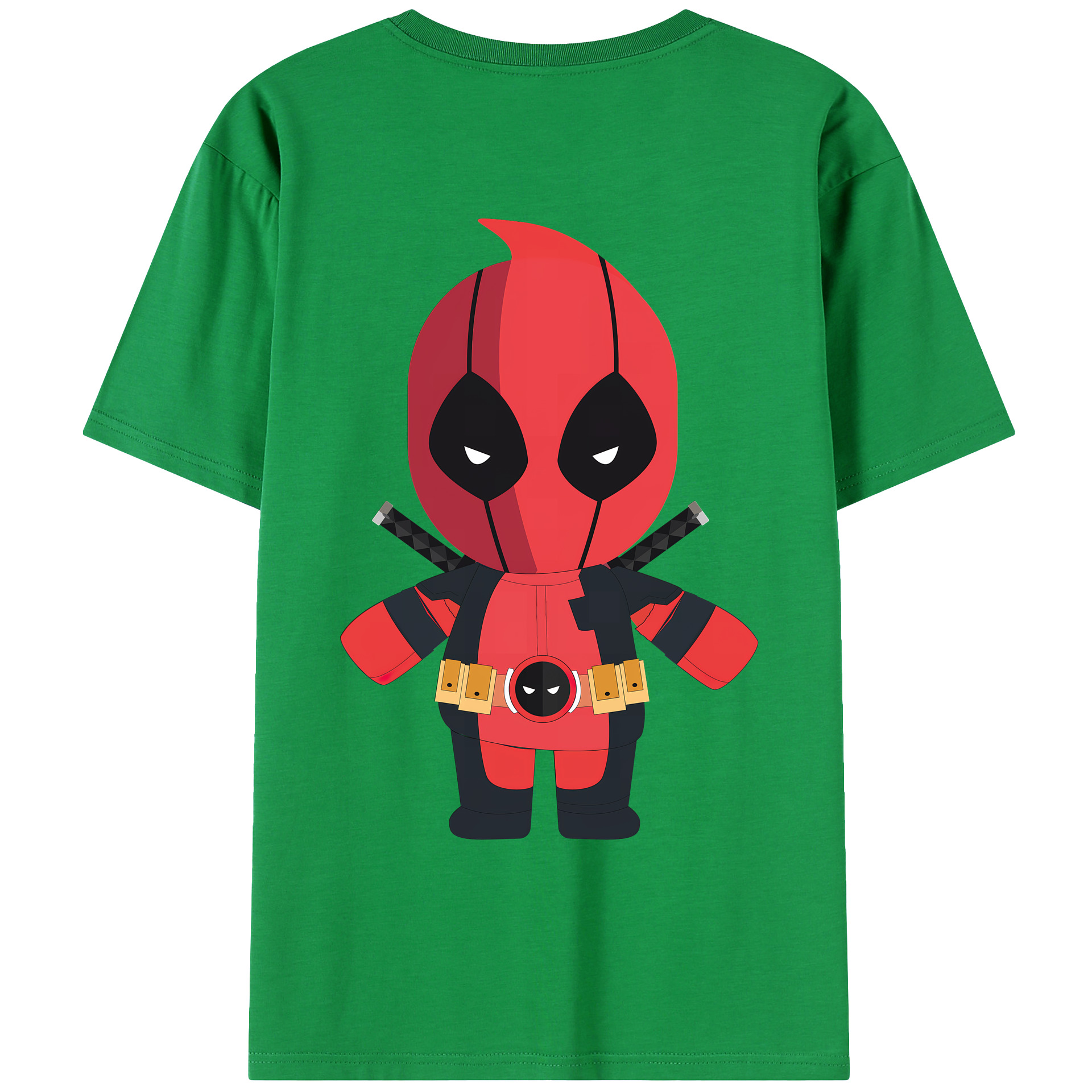 （画像用） Deadpool デッドプール レディース半袖Tシャツ(バックプリント)