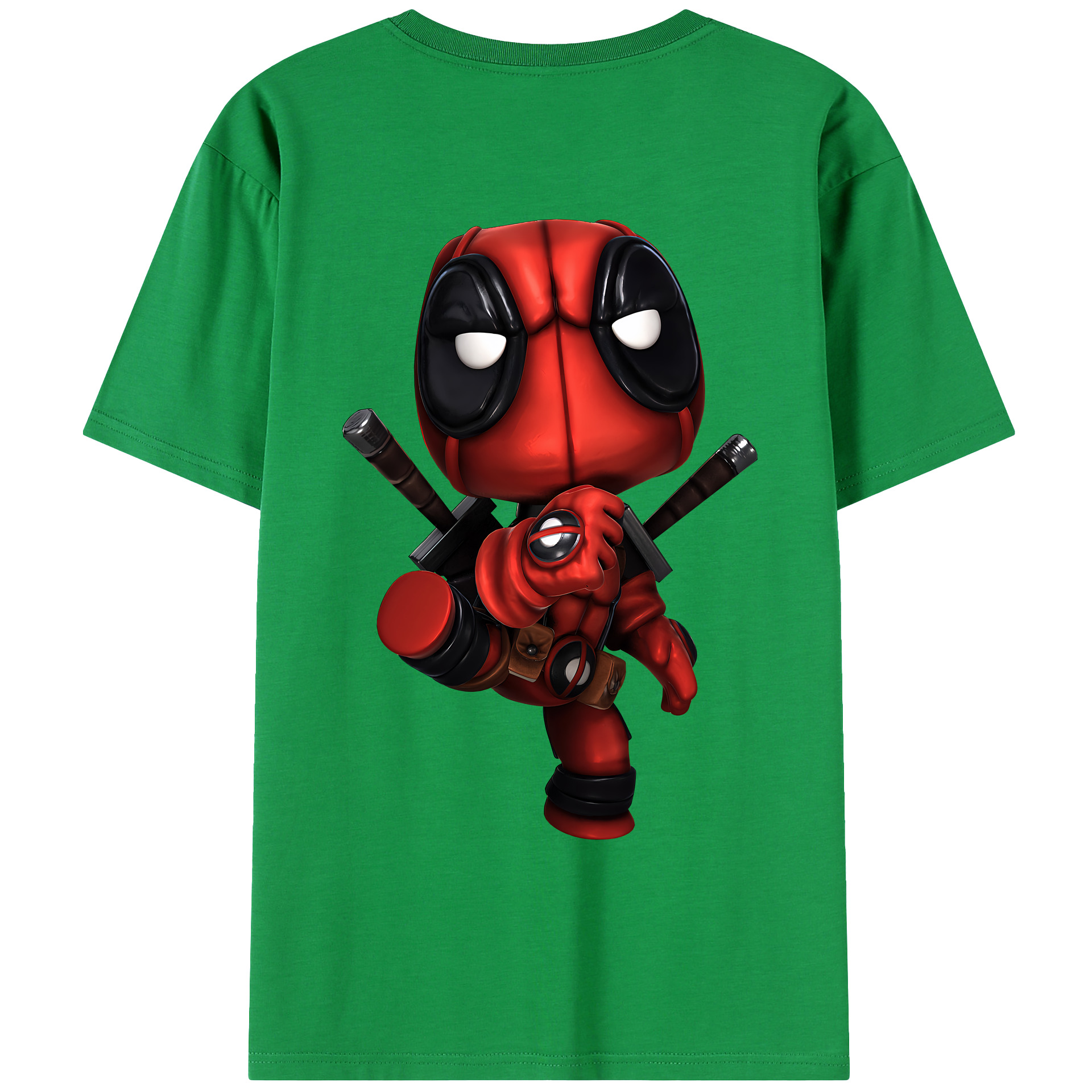 （画像用） Deadpool デッドプール レディース半袖Tシャツ(バックプリント)