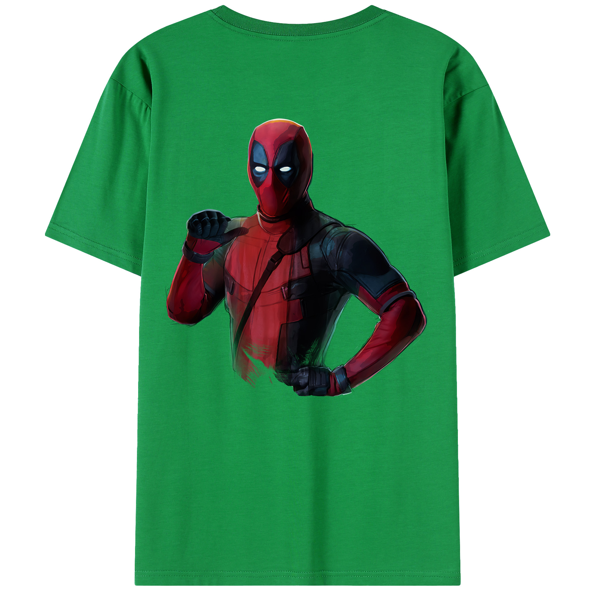 （画像用） Deadpool デッドプール レディース半袖Tシャツ(バックプリント)