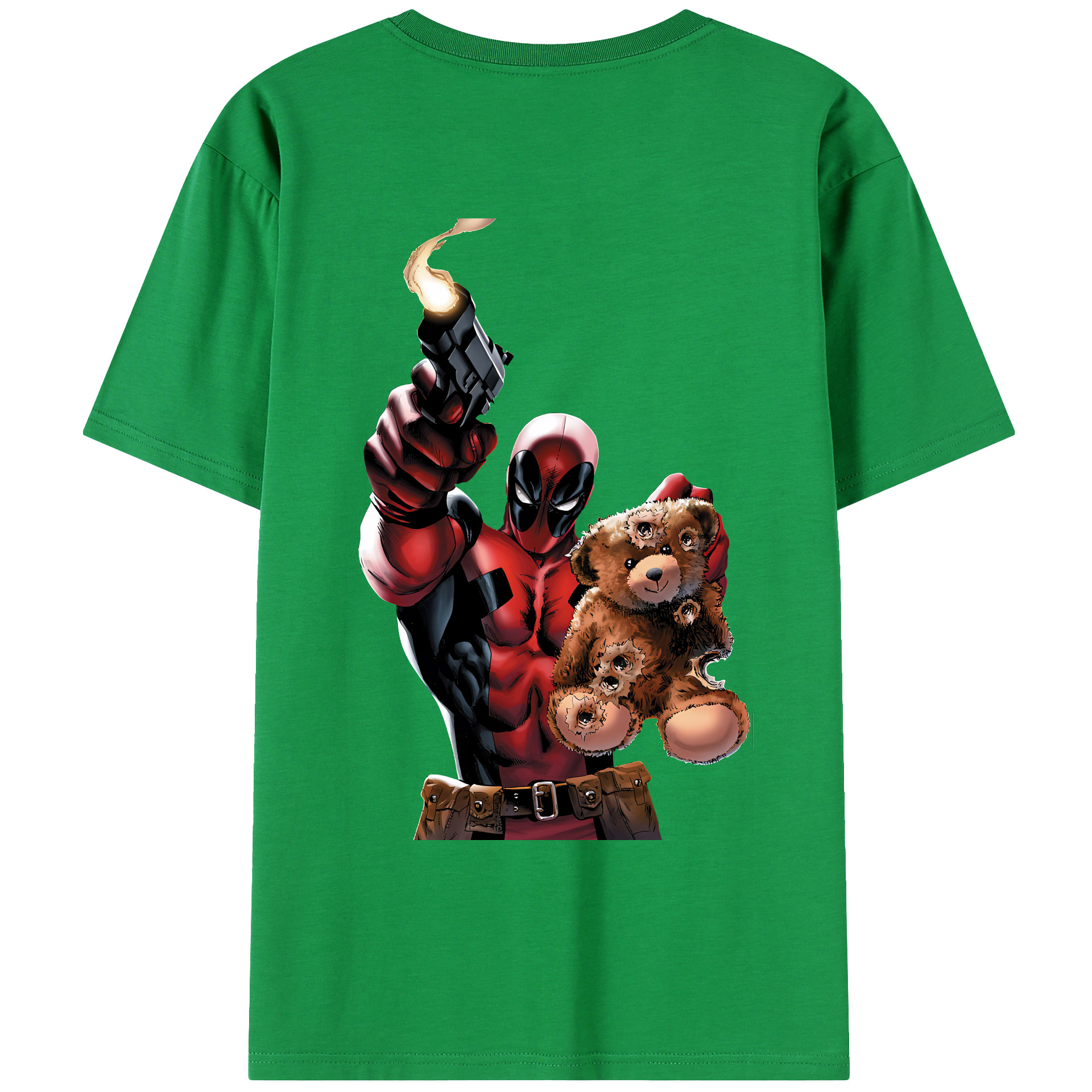 （画像用） Deadpool デッドプール レディース半袖Tシャツ(バックプリント)