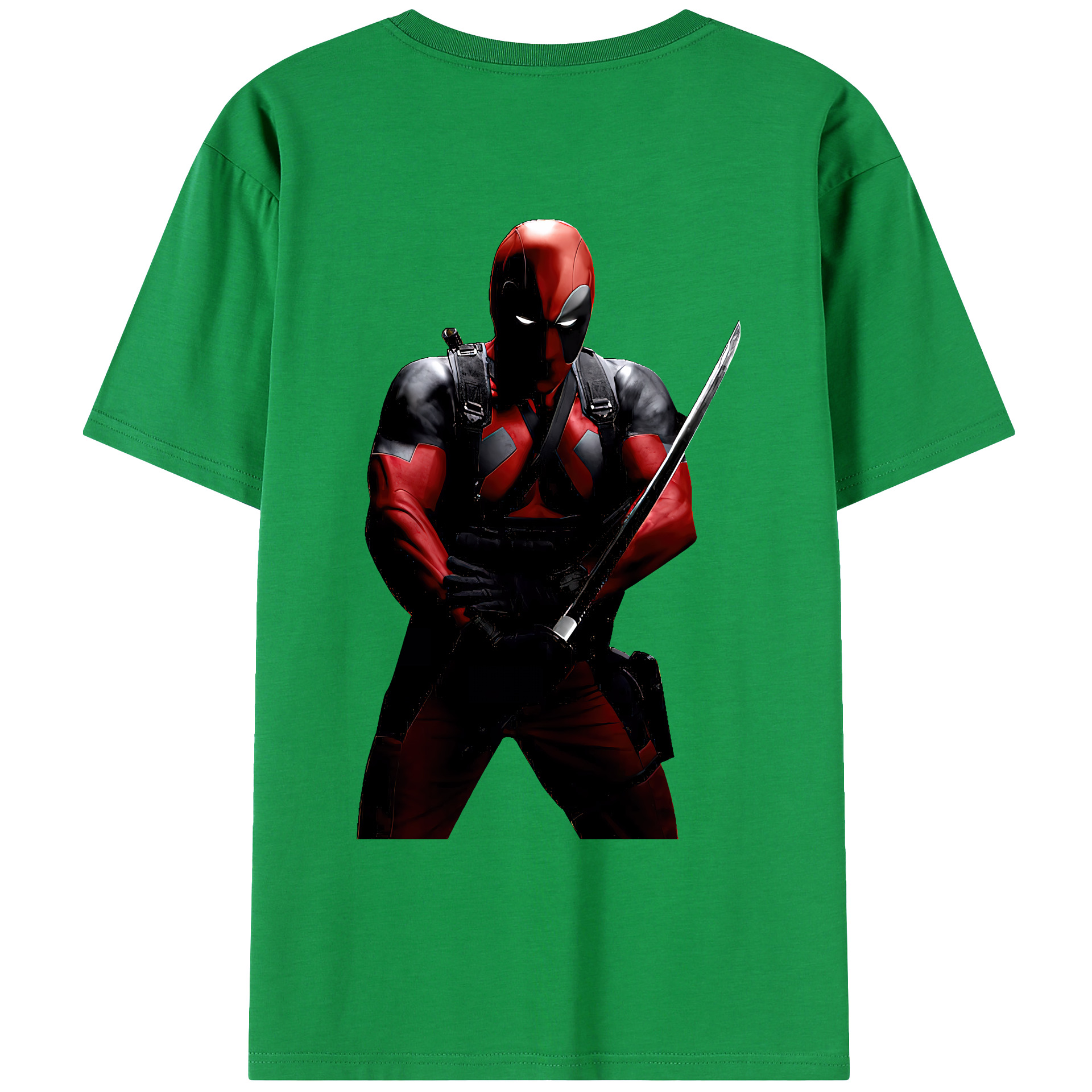（画像用） Deadpool デッドプール レディース半袖Tシャツ(バックプリント)