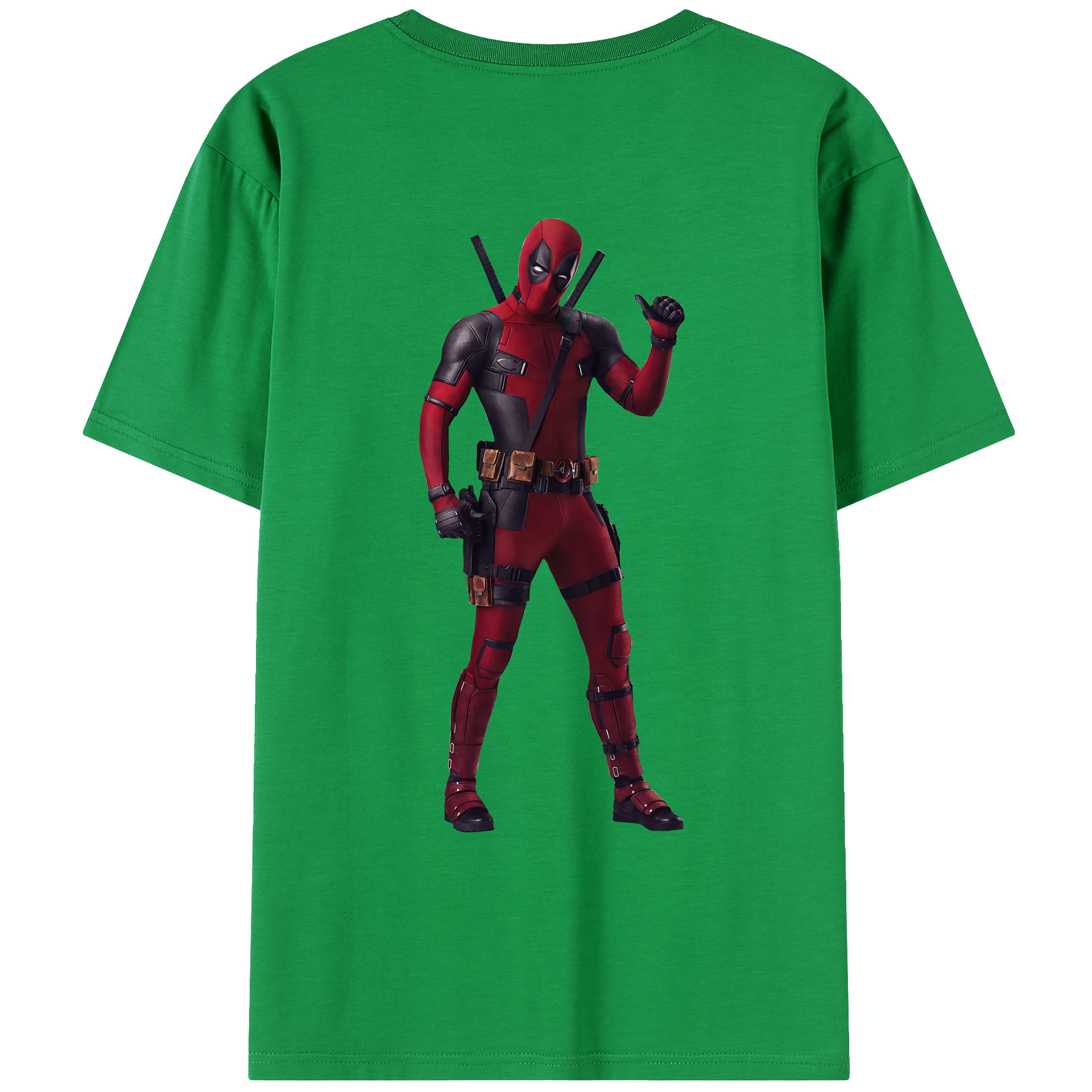 （画像用） Deadpool デッドプール レディース半袖Tシャツ(バックプリント)
