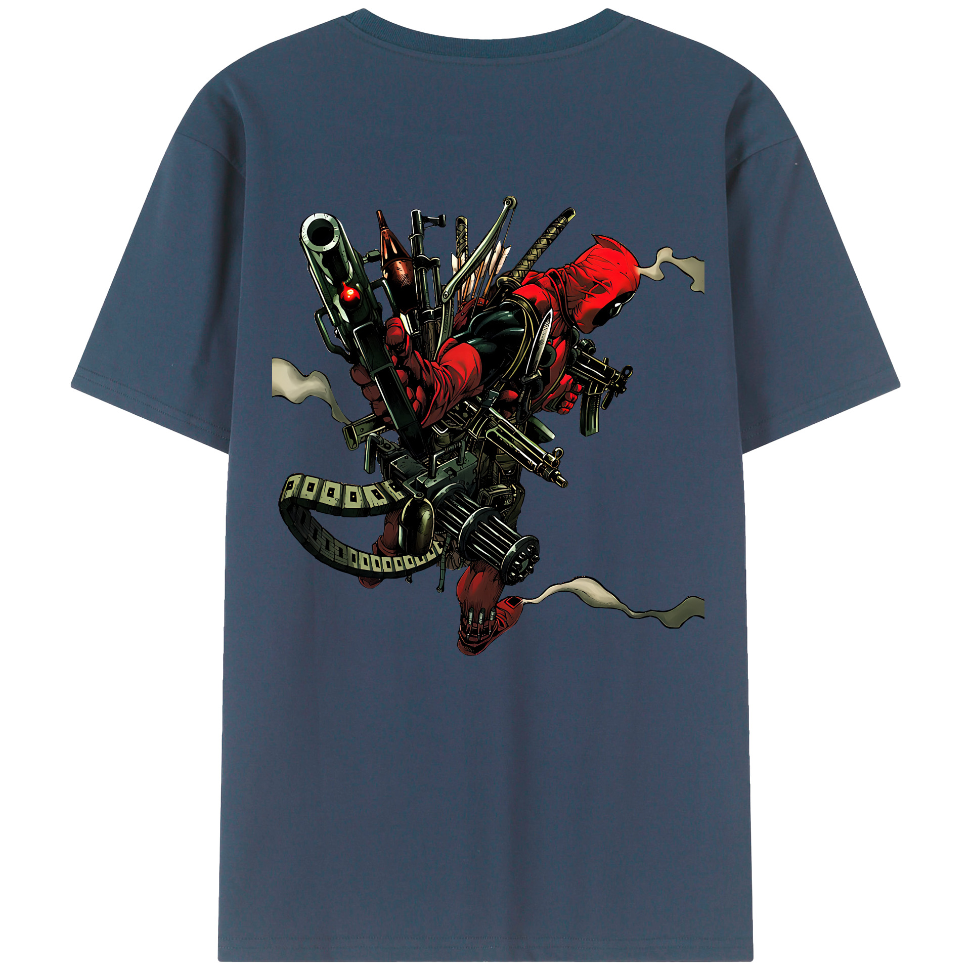 （画像用） Deadpool デッドプール レディース半袖Tシャツ(バックプリント)