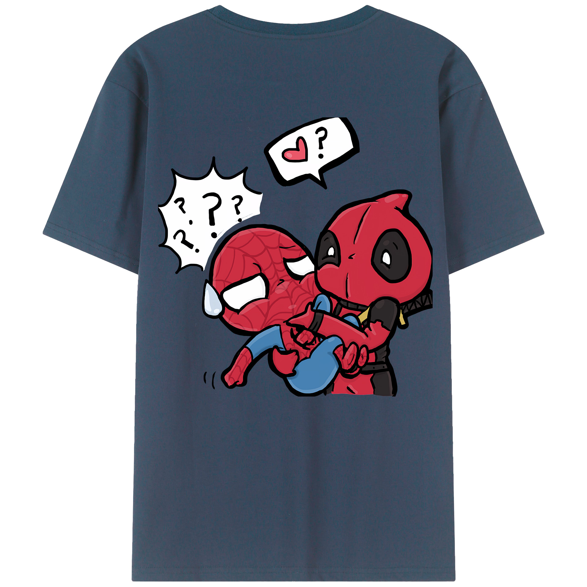 （画像用） Deadpool デッドプール レディース半袖Tシャツ(バックプリント)