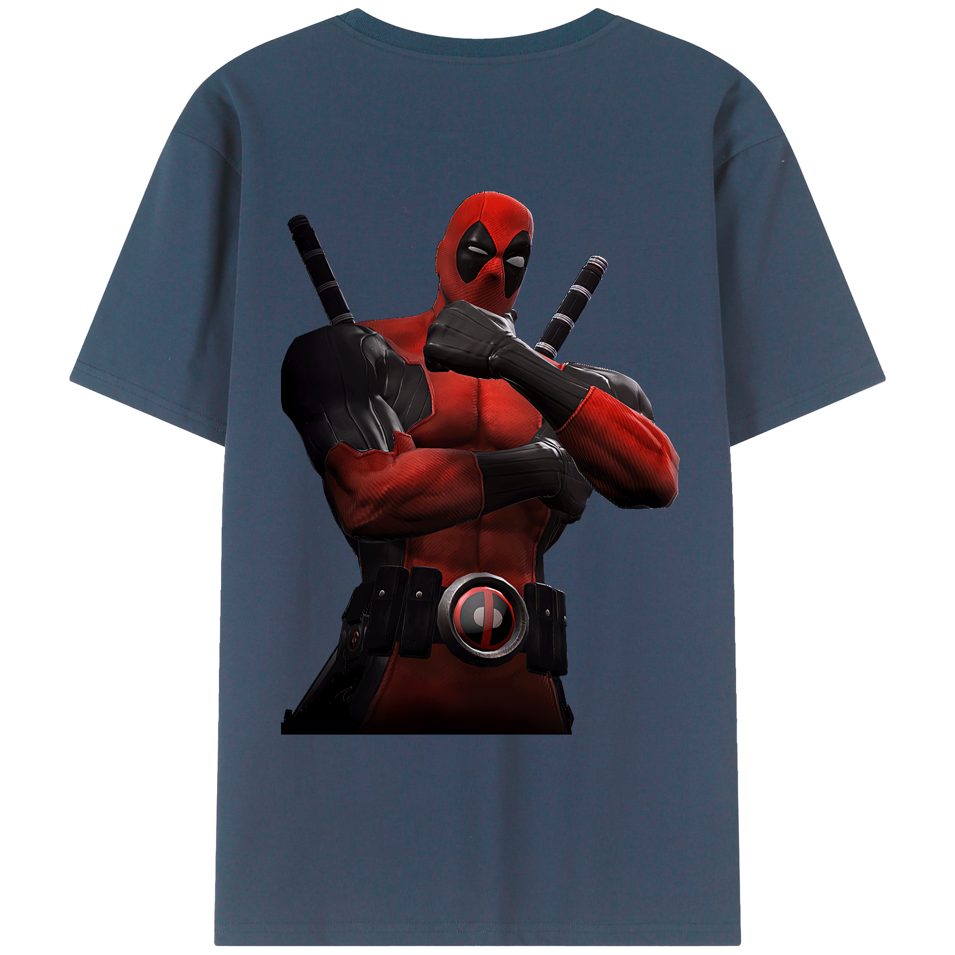 （画像用） Deadpool デッドプール レディース半袖Tシャツ(バックプリント)