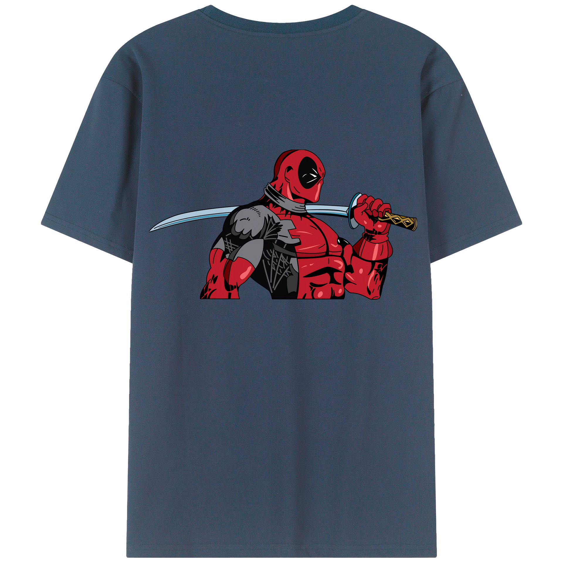 （画像用） Deadpool デッドプール レディース半袖Tシャツ(バックプリント)