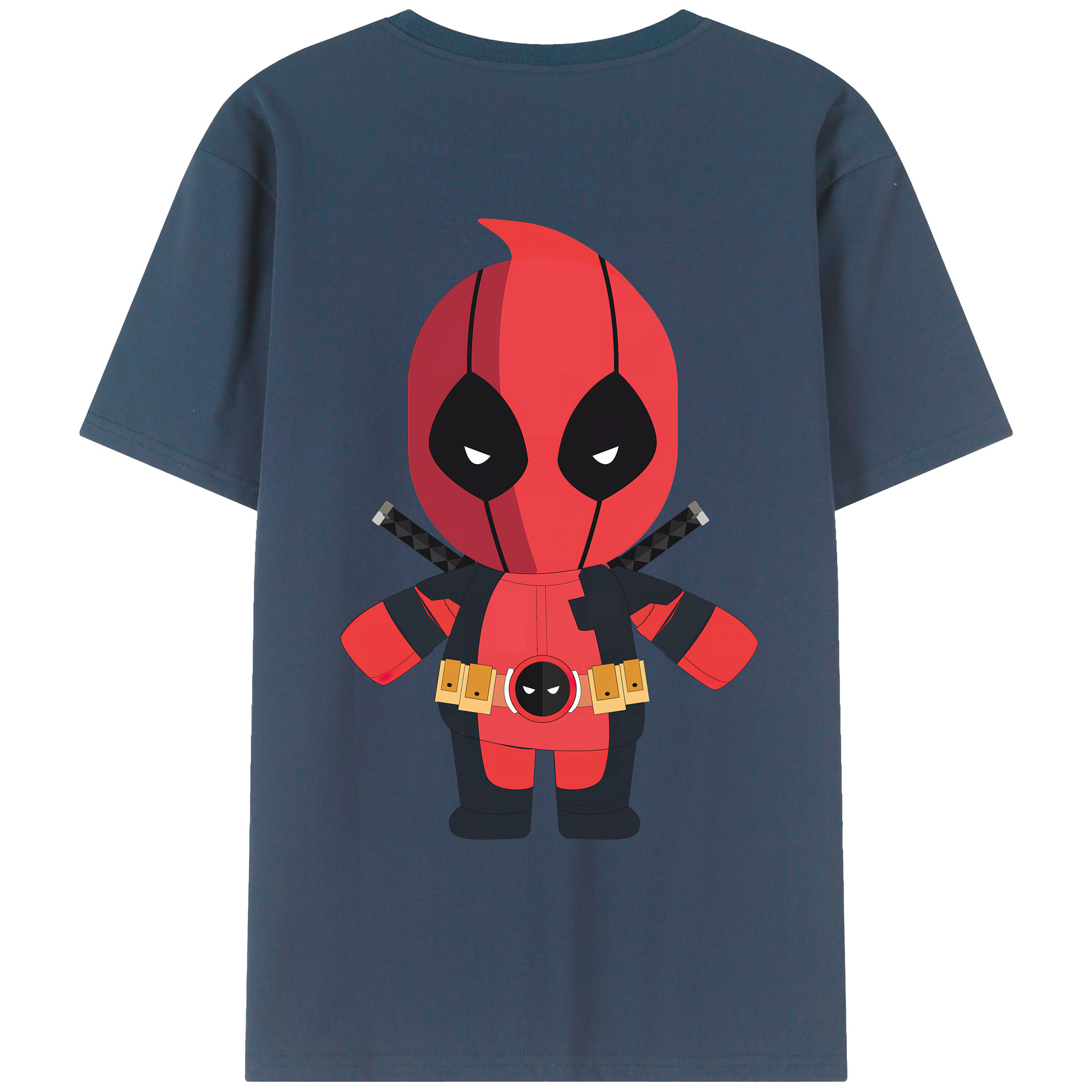 （画像用） Deadpool デッドプール レディース半袖Tシャツ(バックプリント)