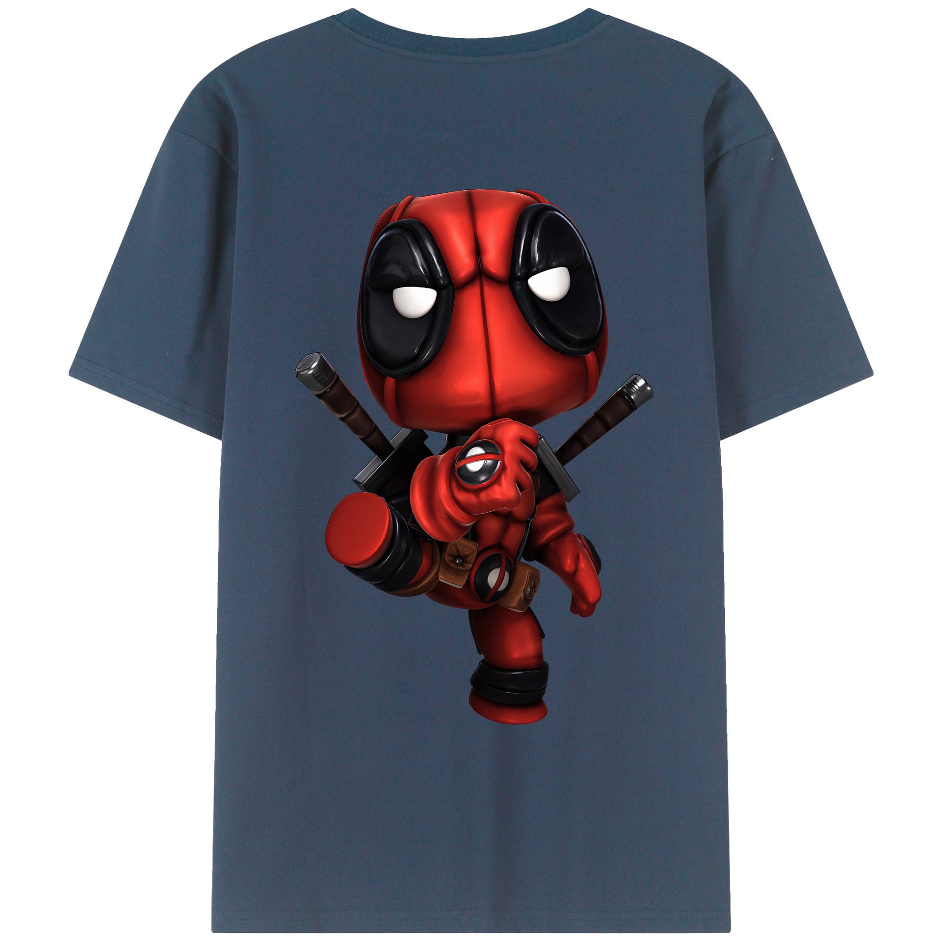 （画像用） Deadpool デッドプール レディース半袖Tシャツ(バックプリント)