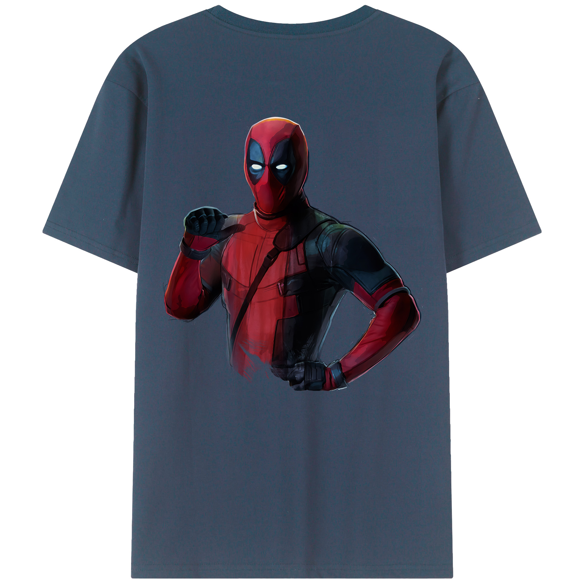 （画像用） Deadpool デッドプール レディース半袖Tシャツ(バックプリント)