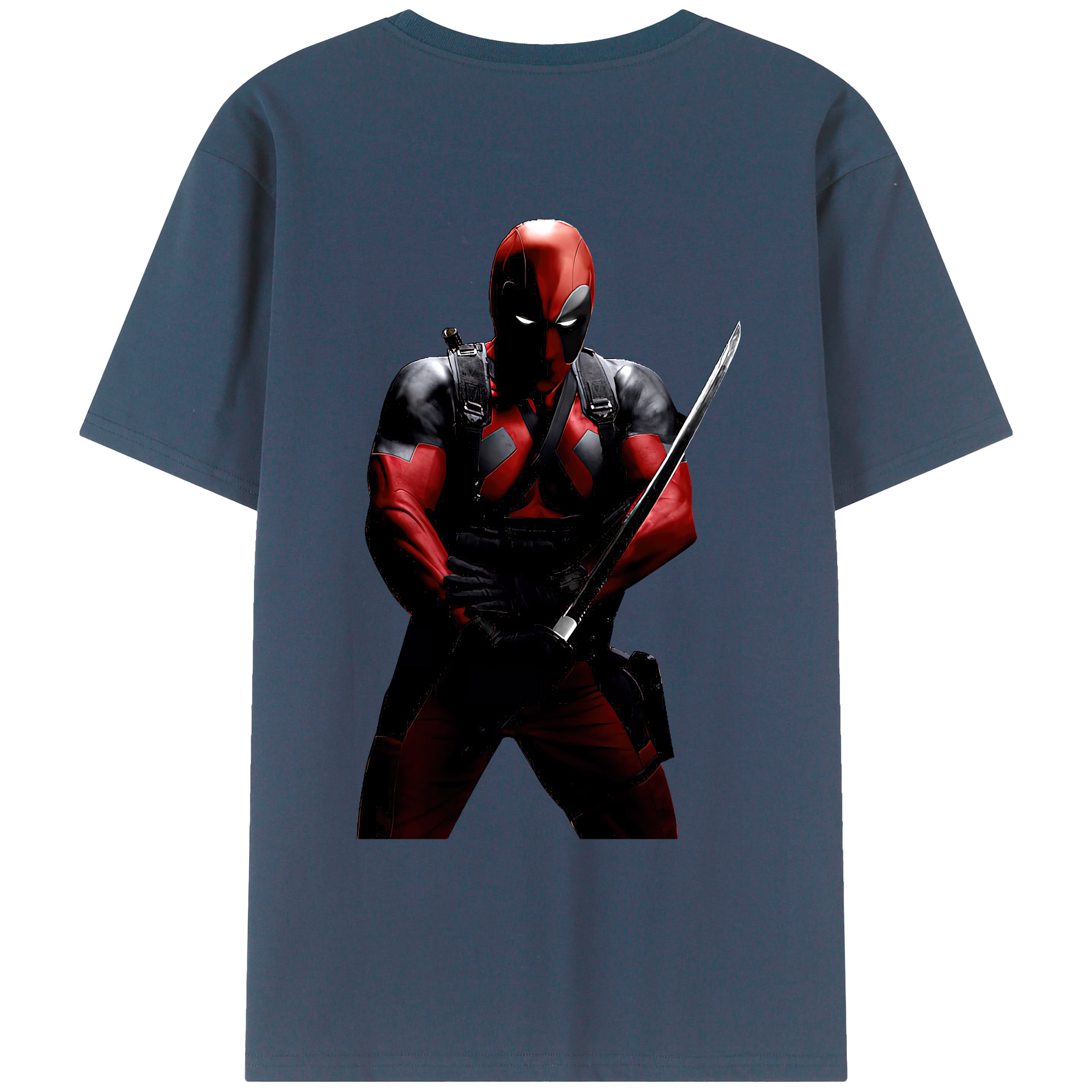 （画像用） Deadpool デッドプール レディース半袖Tシャツ(バックプリント)