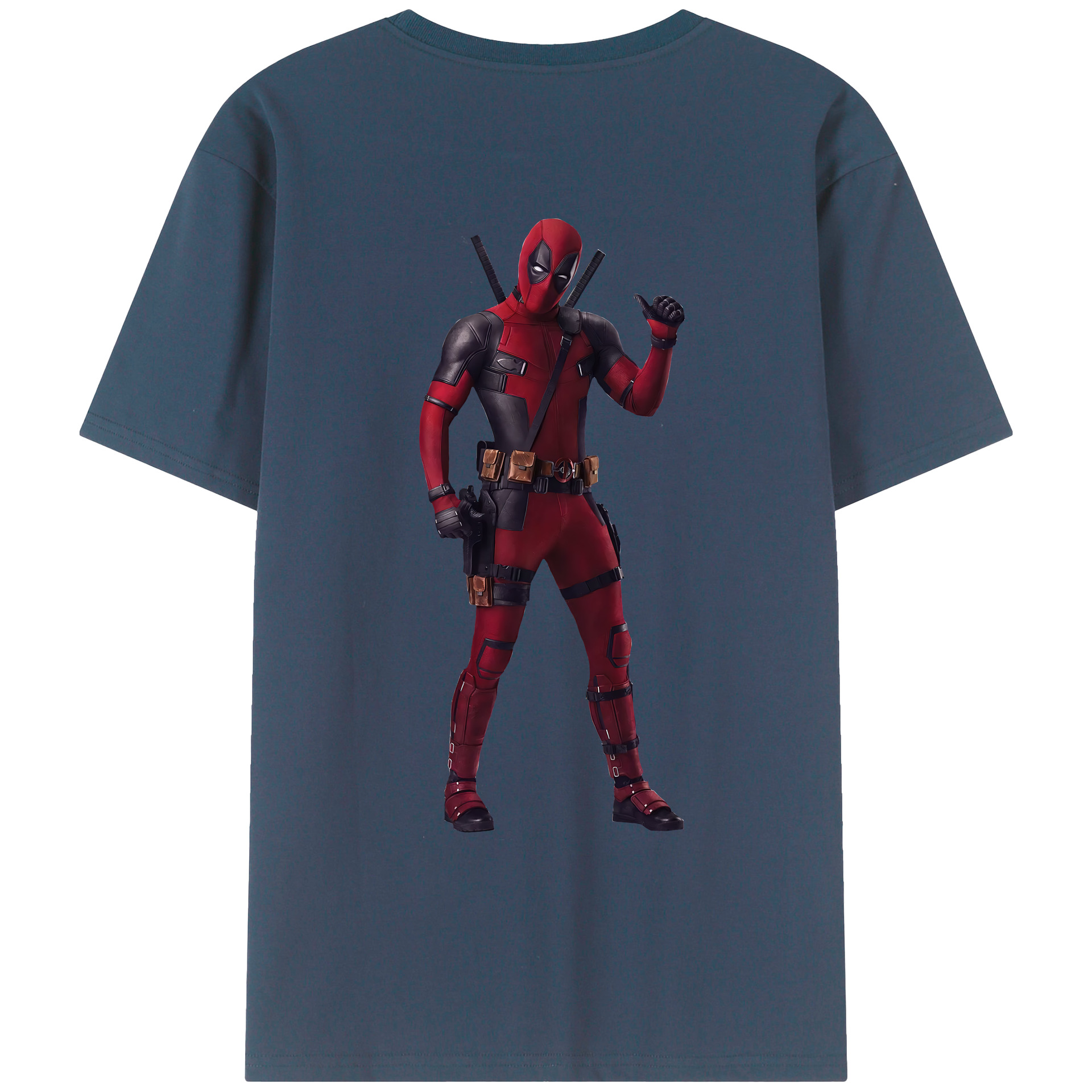 （画像用） Deadpool デッドプール レディース半袖Tシャツ(バックプリント)