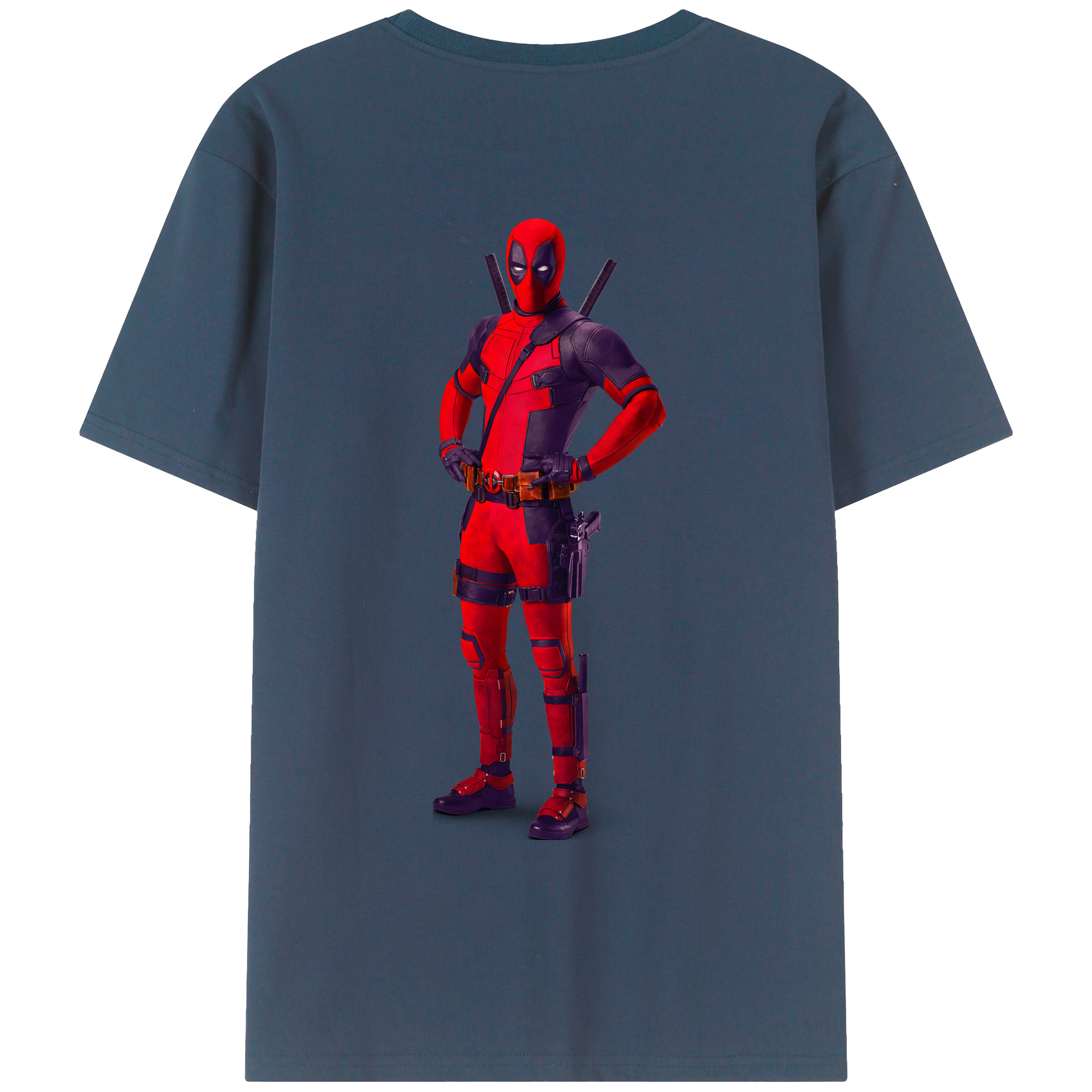 （画像用） Deadpool デッドプール レディース半袖Tシャツ(バックプリント)