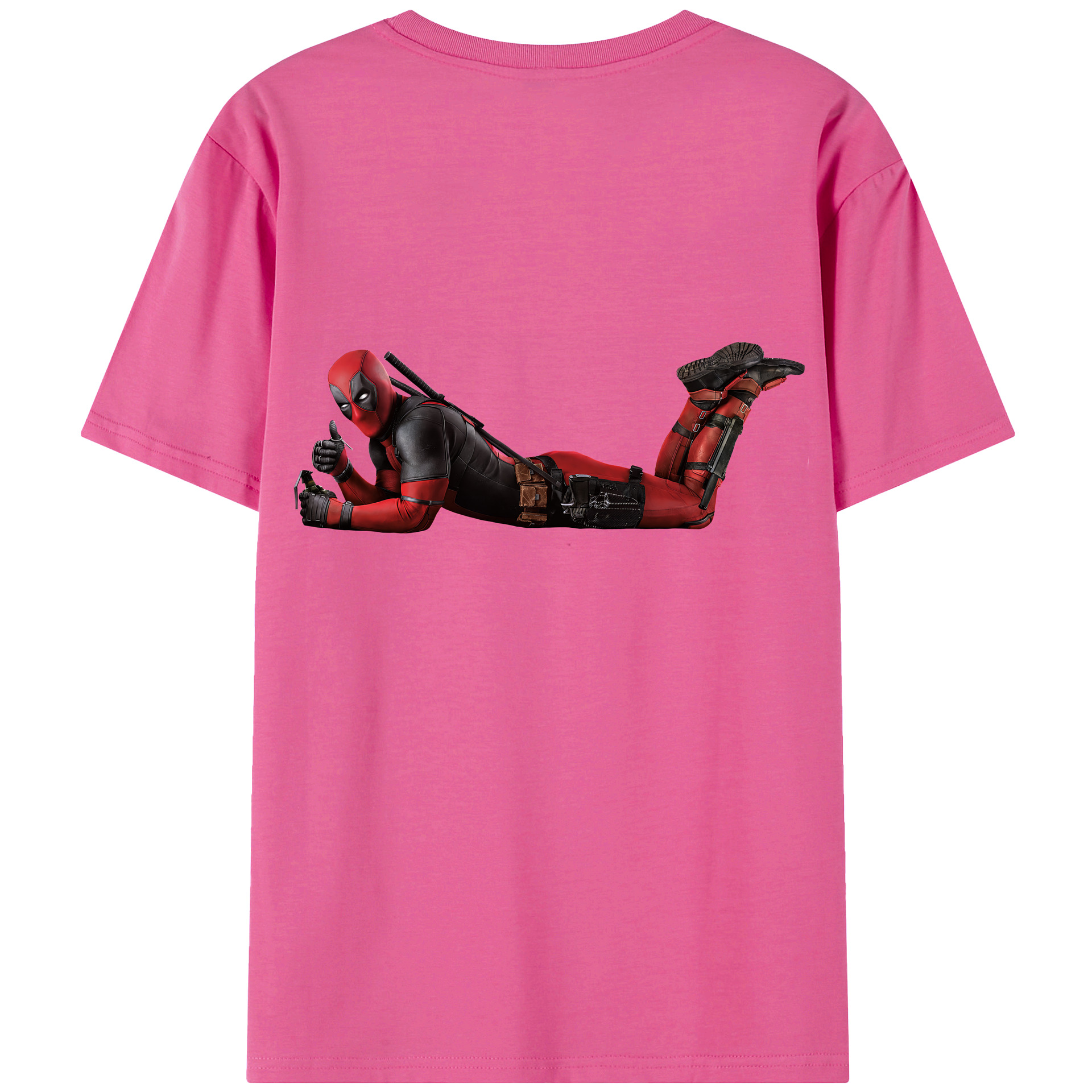 （画像用） Deadpool デッドプール レディース半袖Tシャツ(バックプリント)