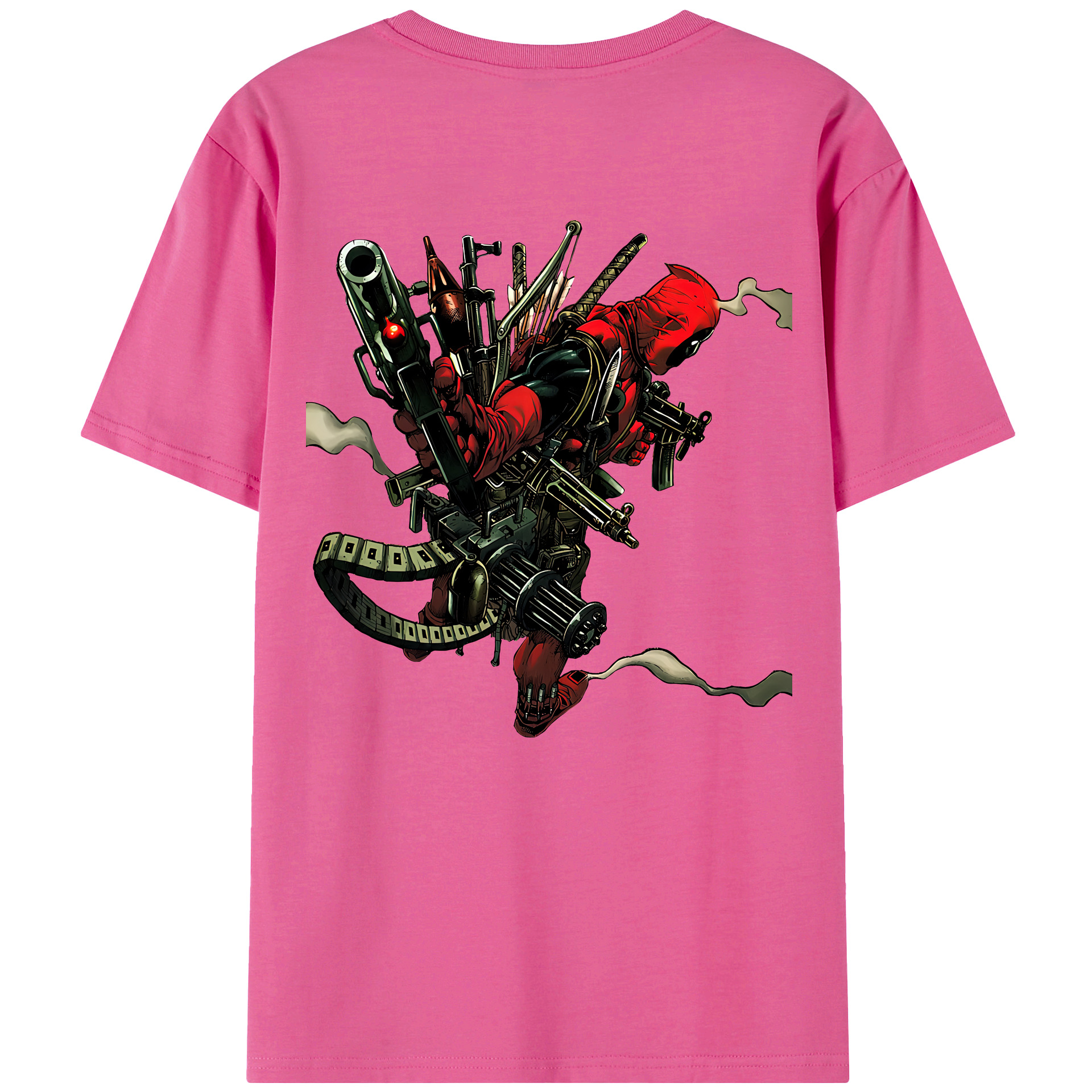 （画像用） Deadpool デッドプール レディース半袖Tシャツ(バックプリント)