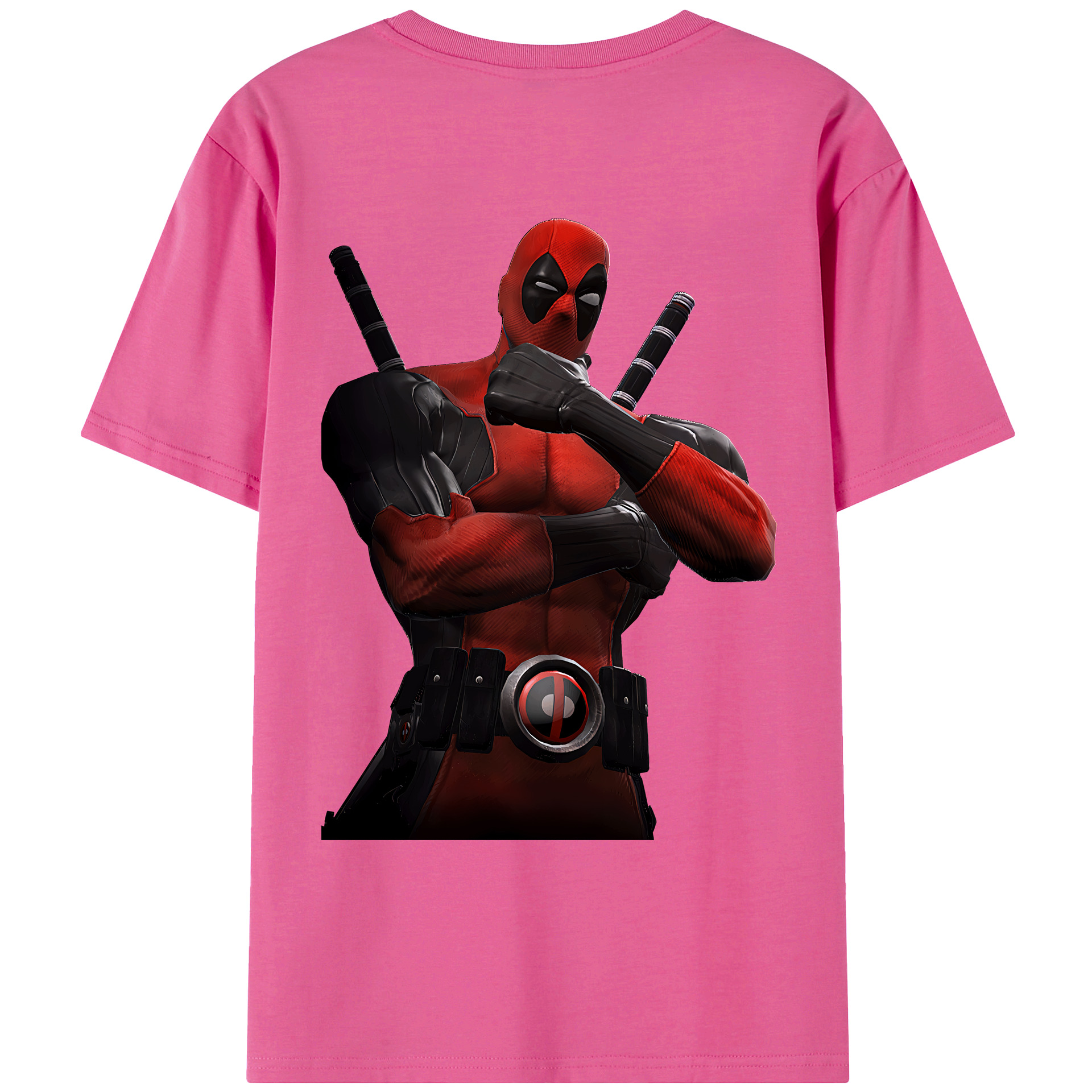 （画像用） Deadpool デッドプール レディース半袖Tシャツ(バックプリント)