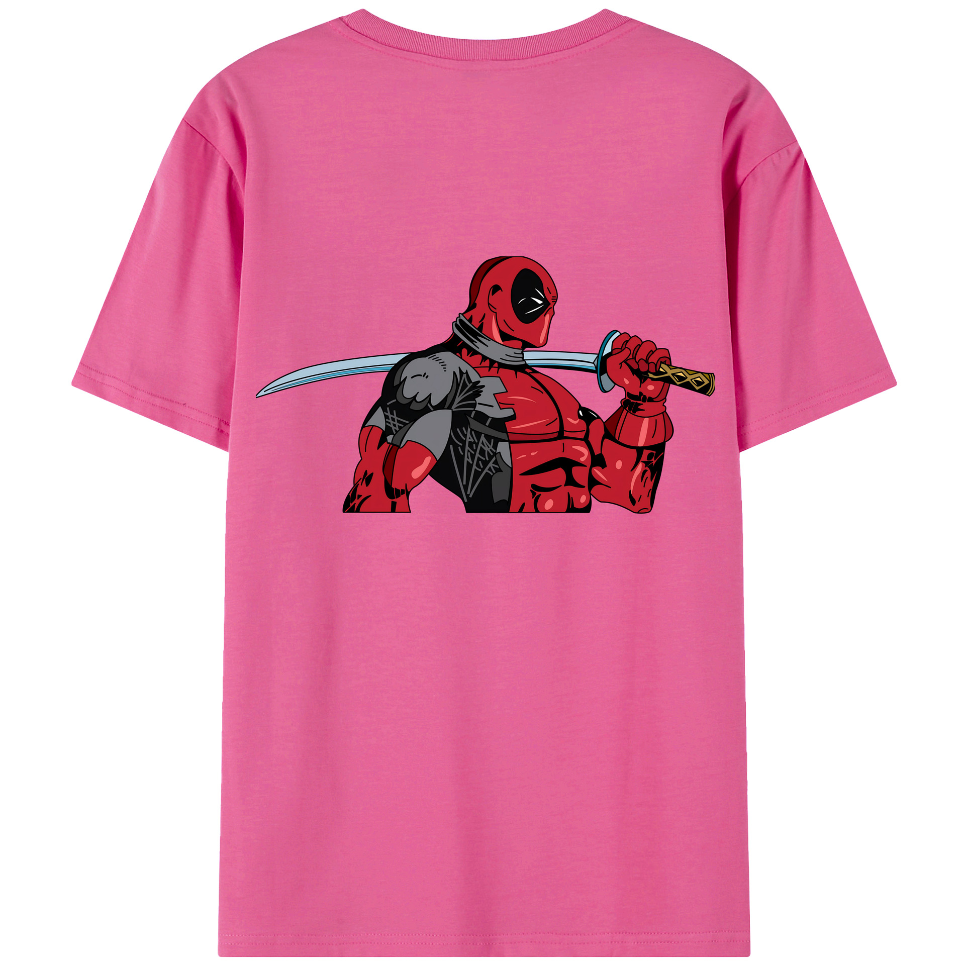 （画像用） Deadpool デッドプール レディース半袖Tシャツ(バックプリント)