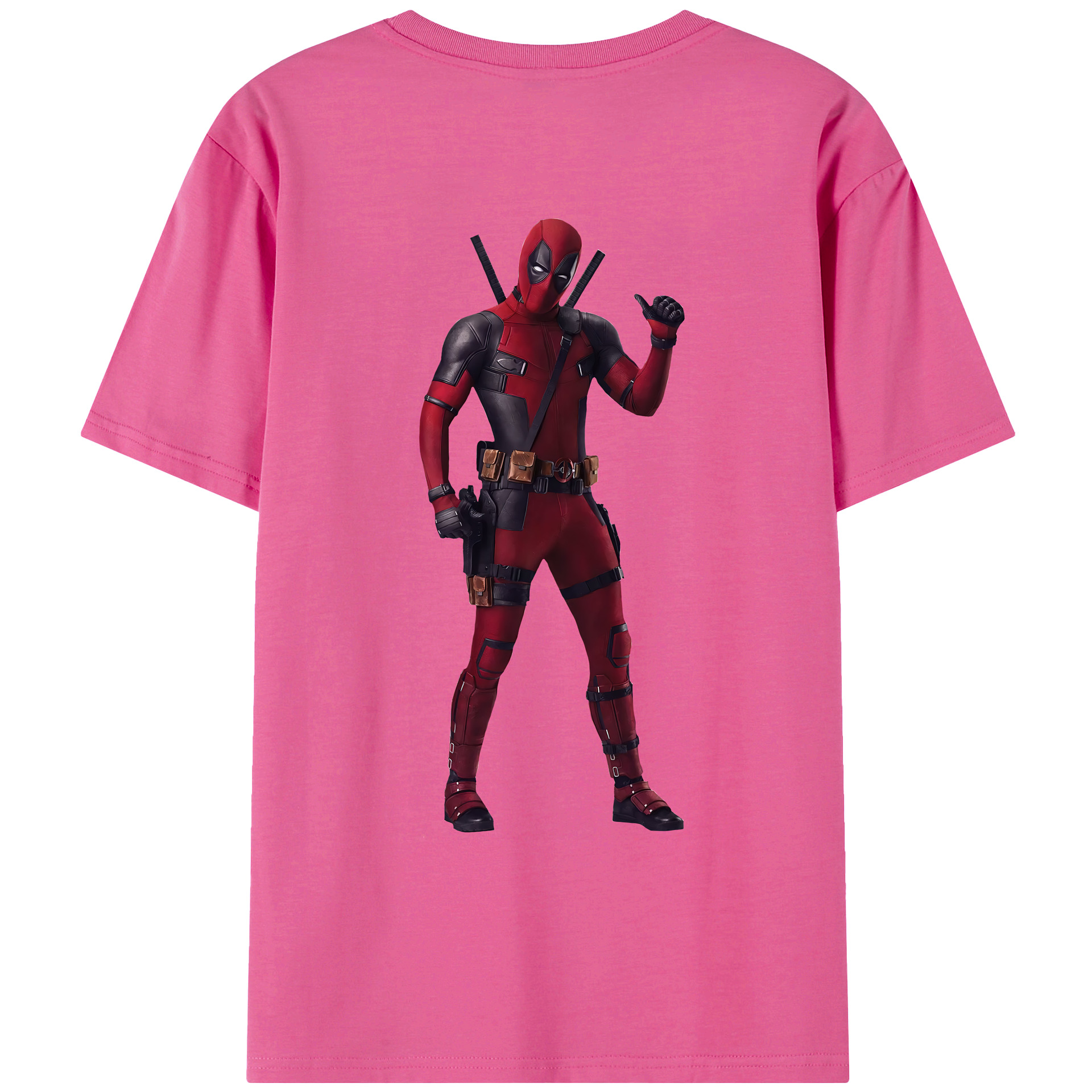 （画像用） Deadpool デッドプール レディース半袖Tシャツ(バックプリント)
