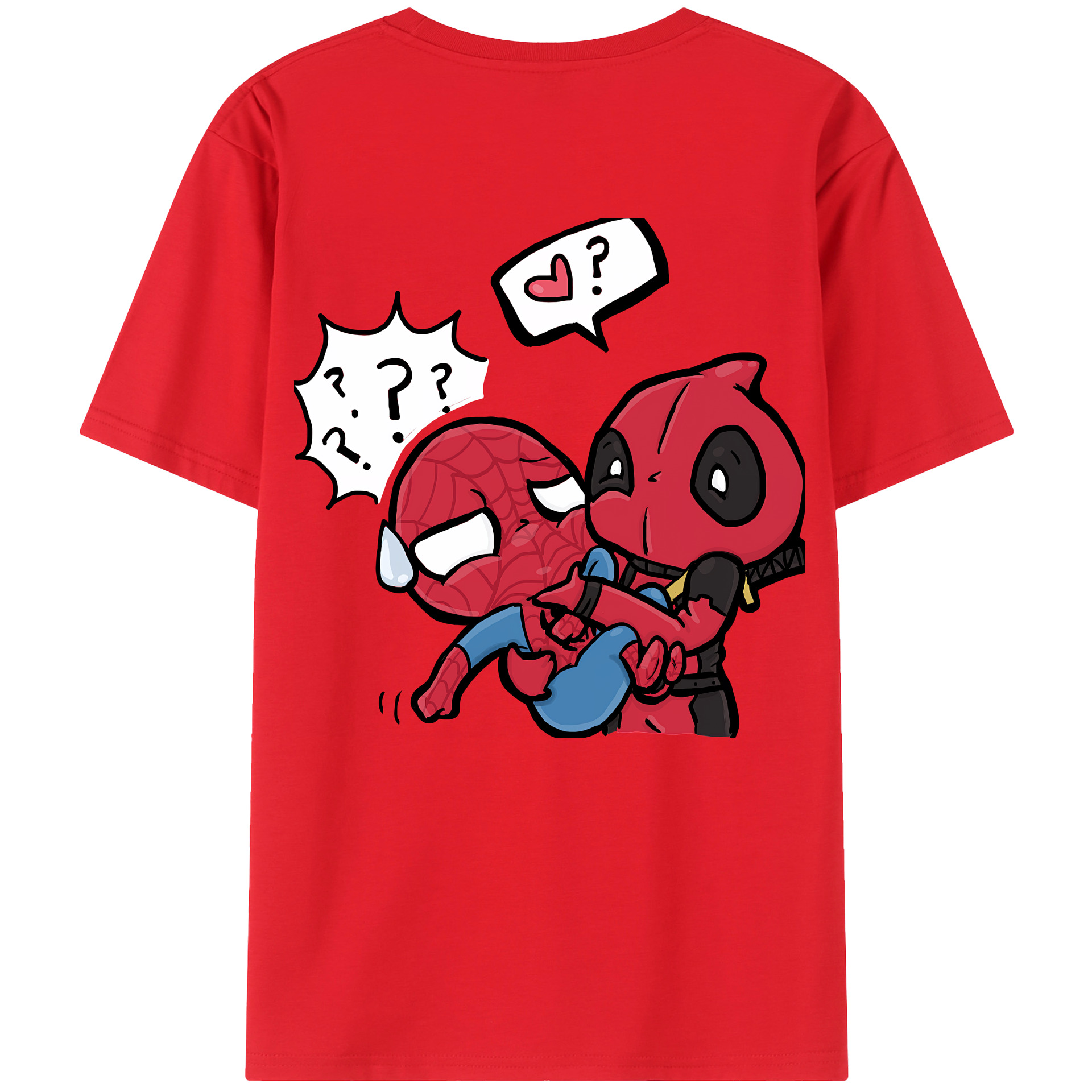 （画像用） Deadpool デッドプール レディース半袖Tシャツ(バックプリント)
