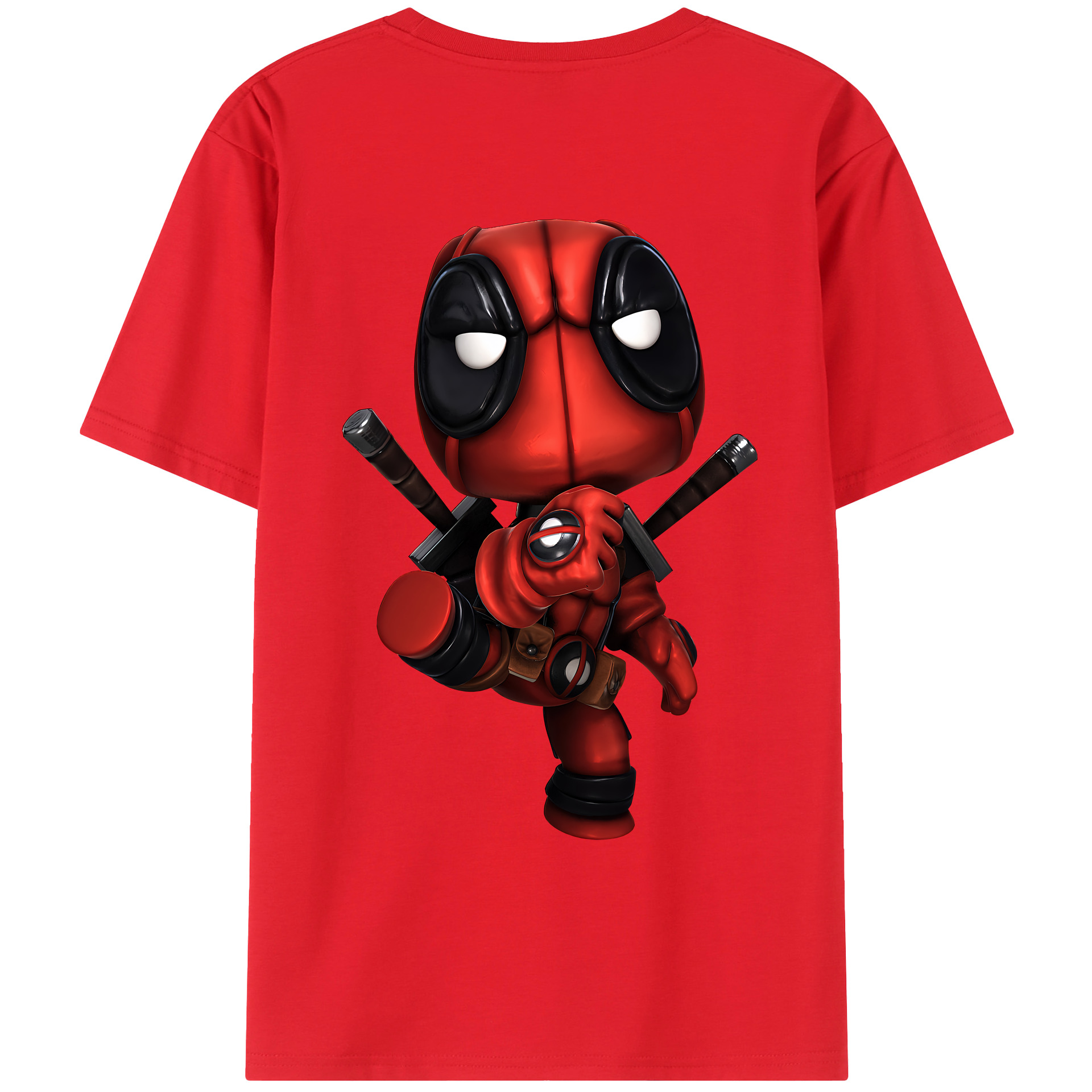（画像用） Deadpool デッドプール レディース半袖Tシャツ(バックプリント)