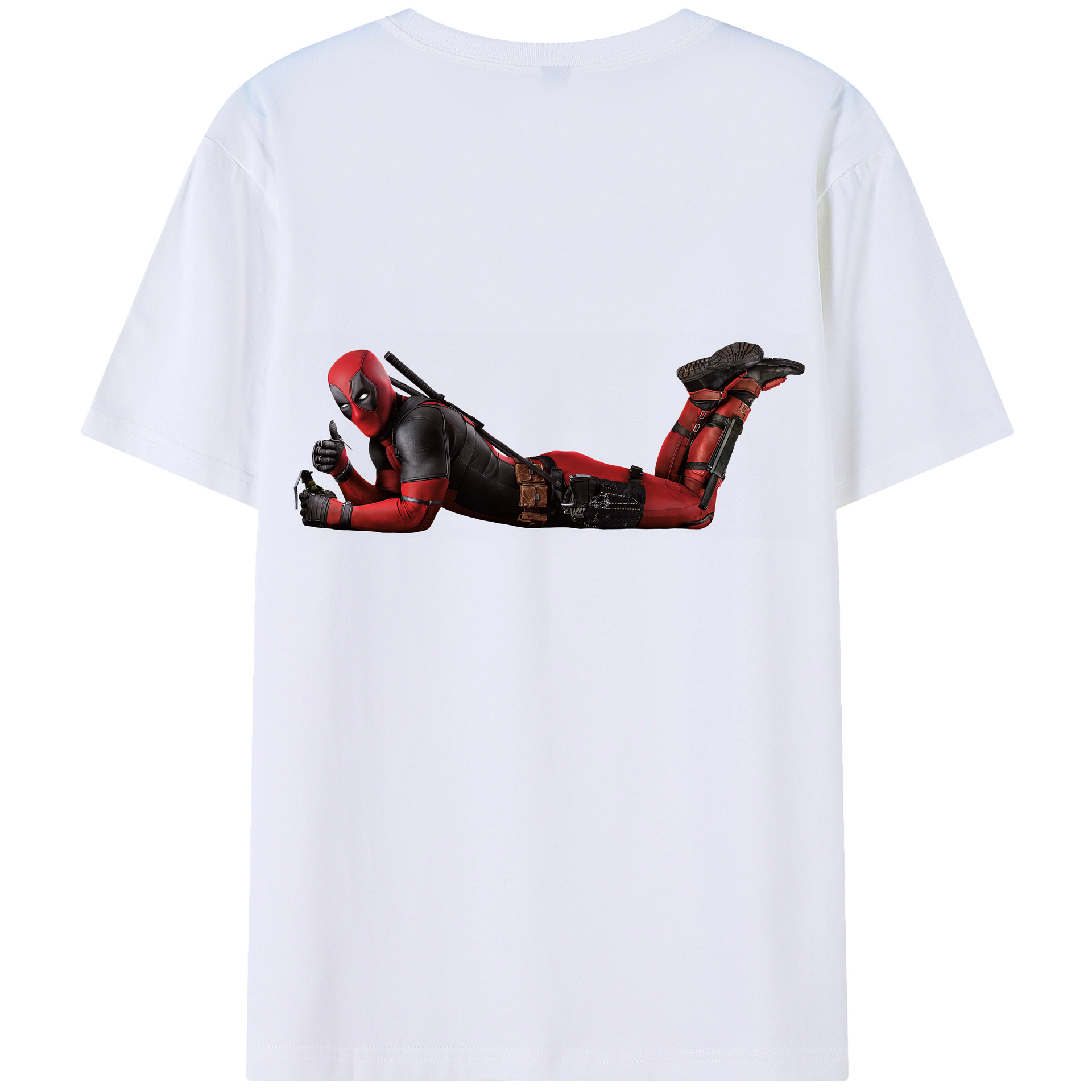 （画像用） Deadpool デッドプール レディース半袖Tシャツ(バックプリント)