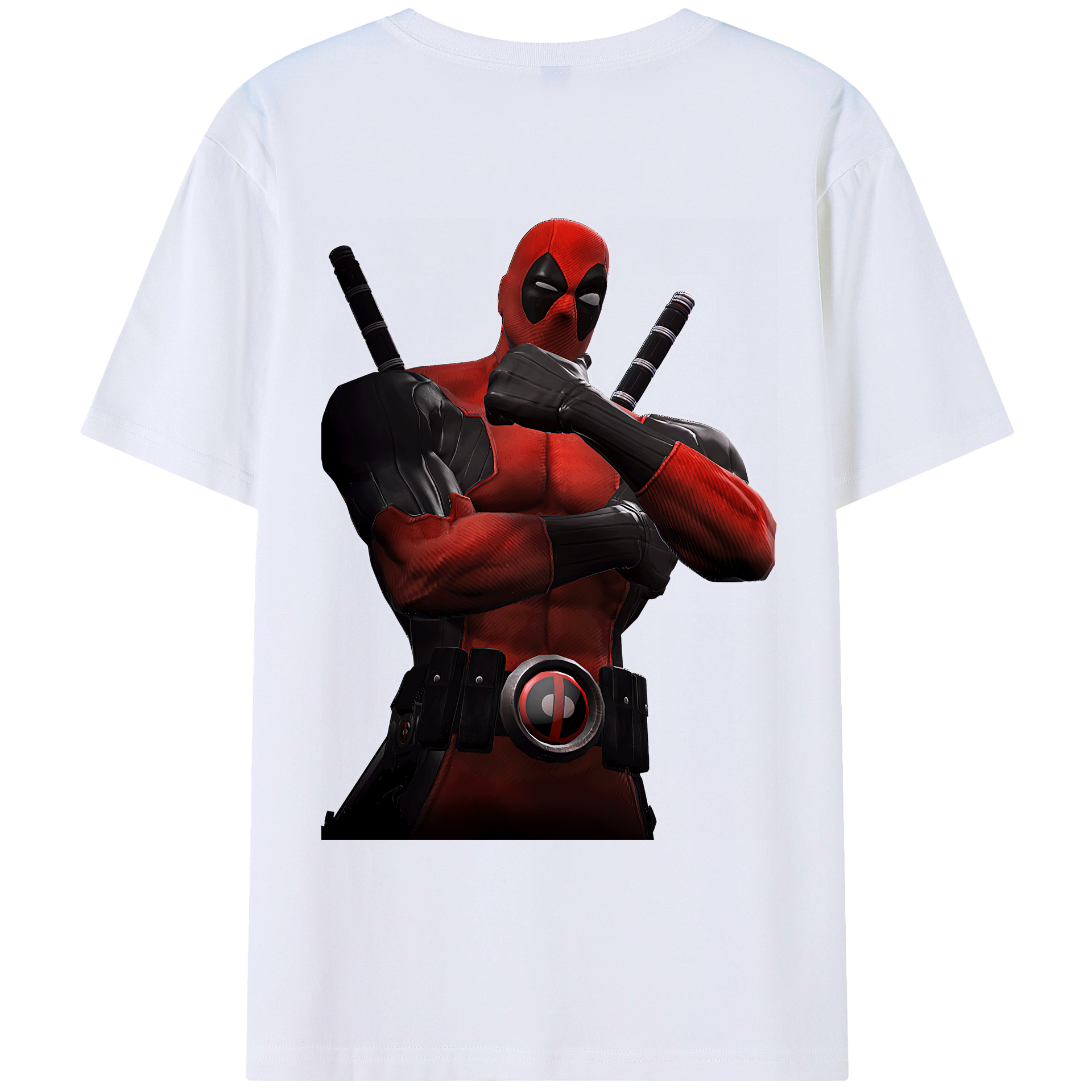 （画像用） Deadpool デッドプール レディース半袖Tシャツ(バックプリント)