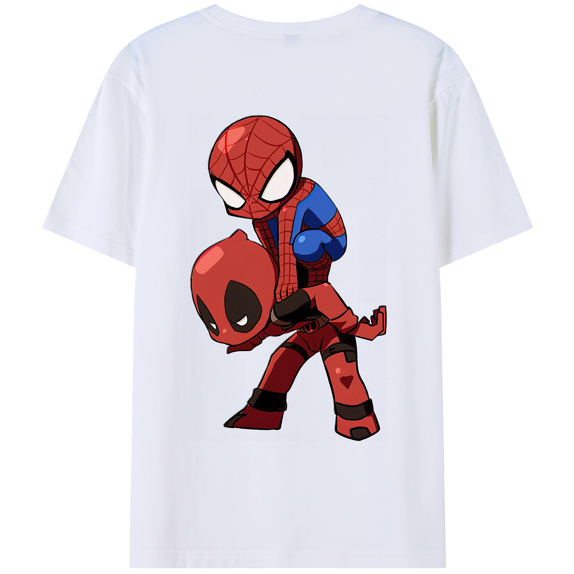 （画像用） Deadpool デッドプール レディース半袖Tシャツ(バックプリント)