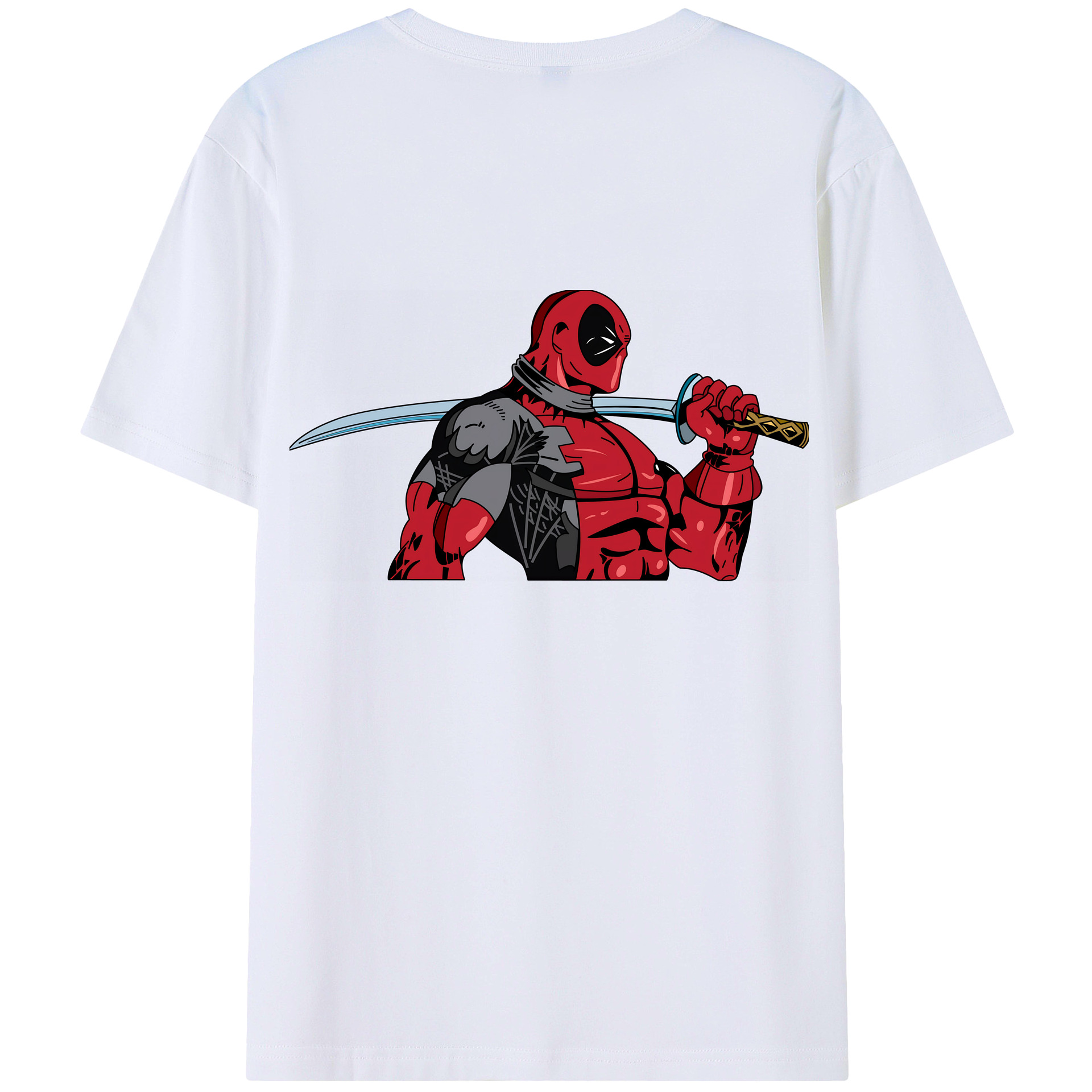 （画像用） Deadpool デッドプール レディース半袖Tシャツ(バックプリント)
