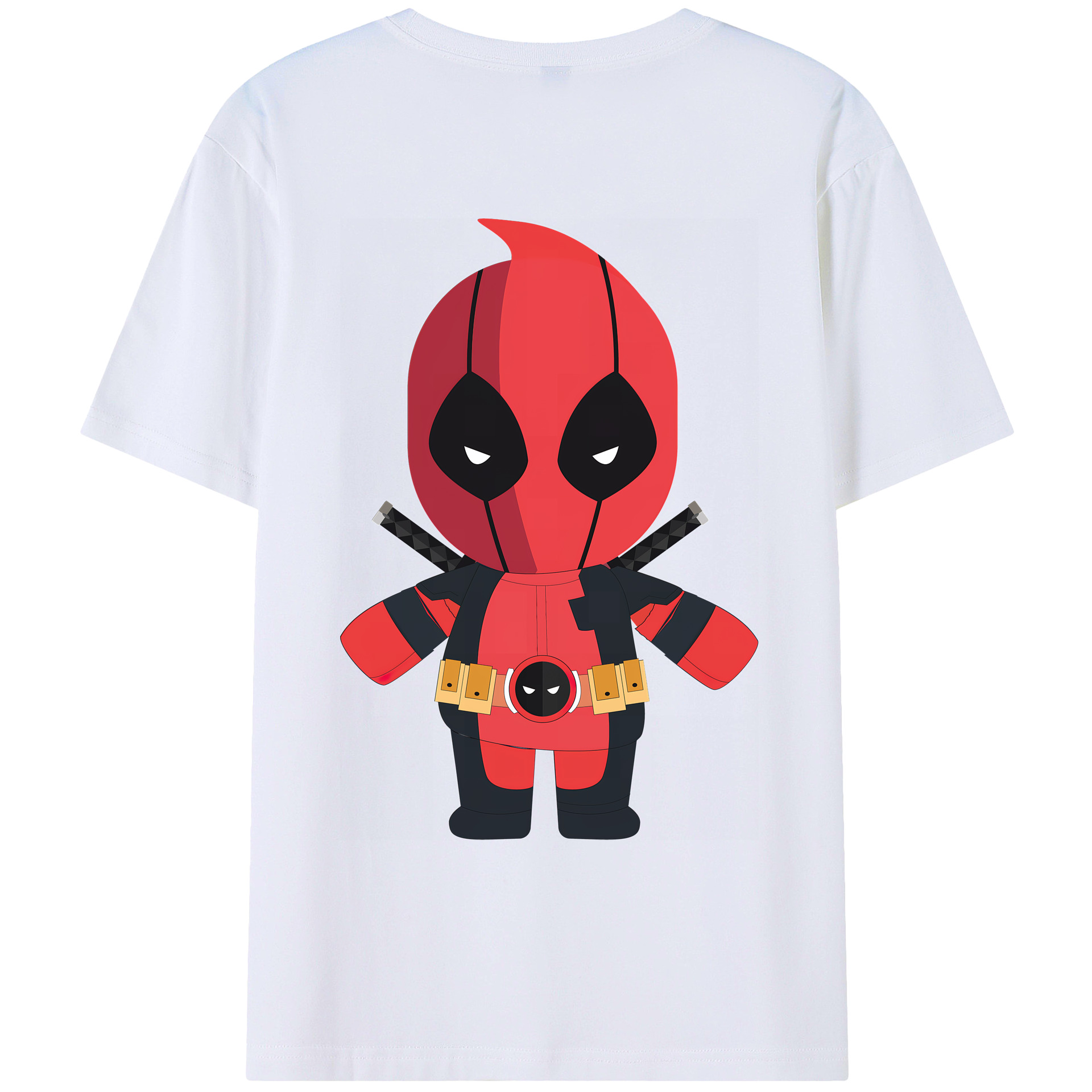 （画像用） Deadpool デッドプール レディース半袖Tシャツ(バックプリント)