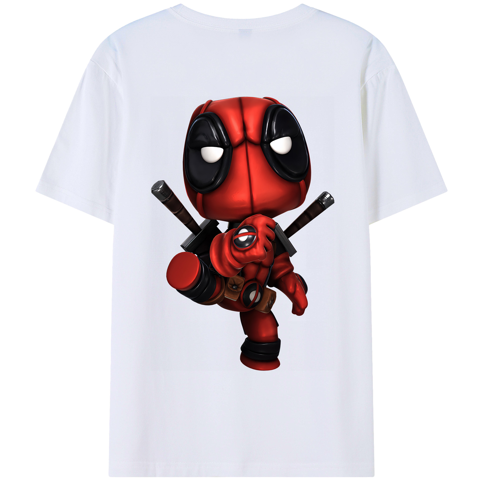 （画像用） Deadpool デッドプール レディース半袖Tシャツ(バックプリント)