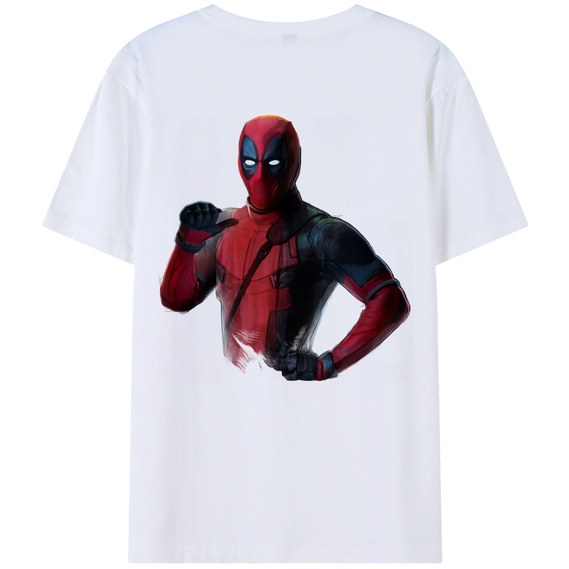 （画像用） Deadpool デッドプール レディース半袖Tシャツ(バックプリント)