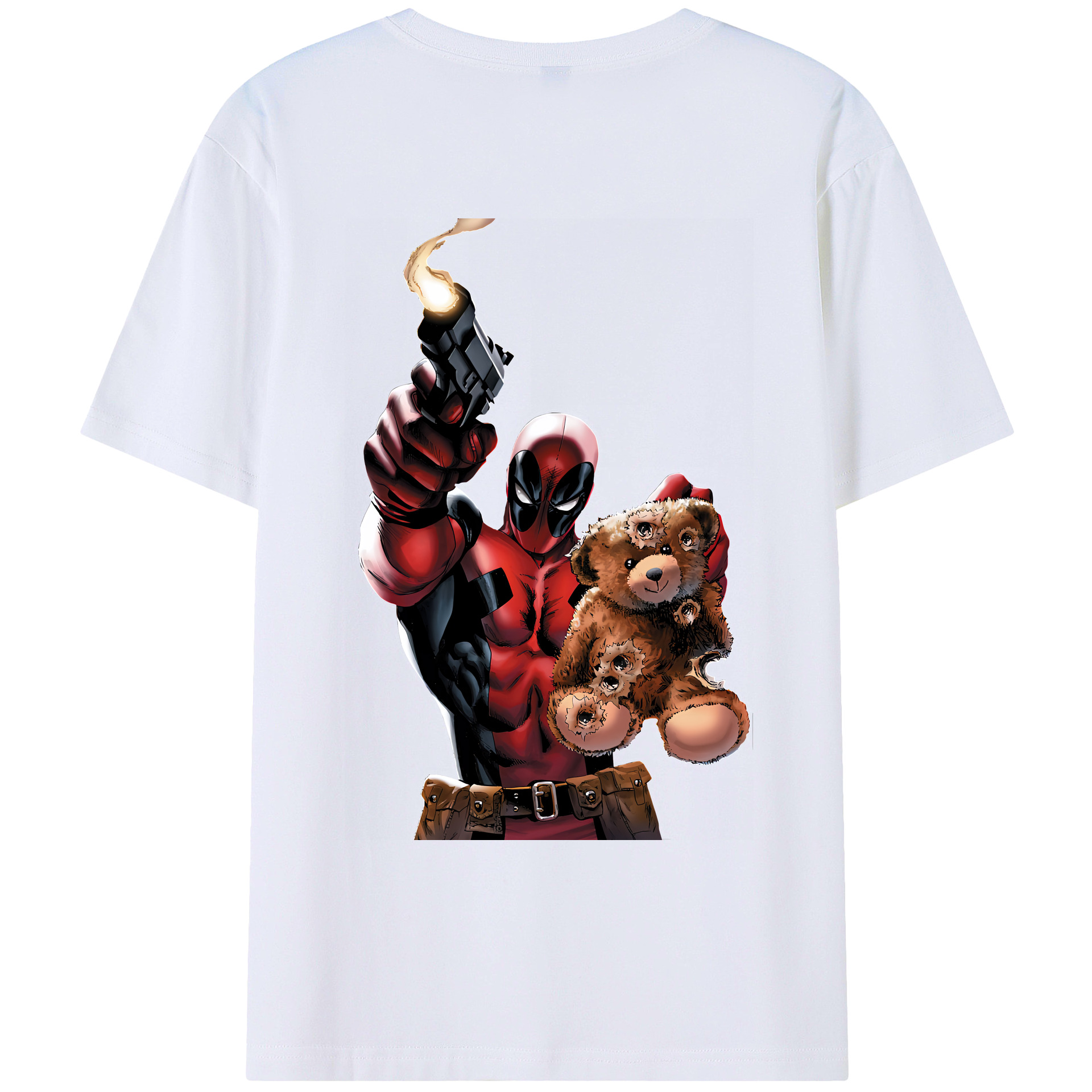 （画像用） Deadpool デッドプール レディース半袖Tシャツ(バックプリント)