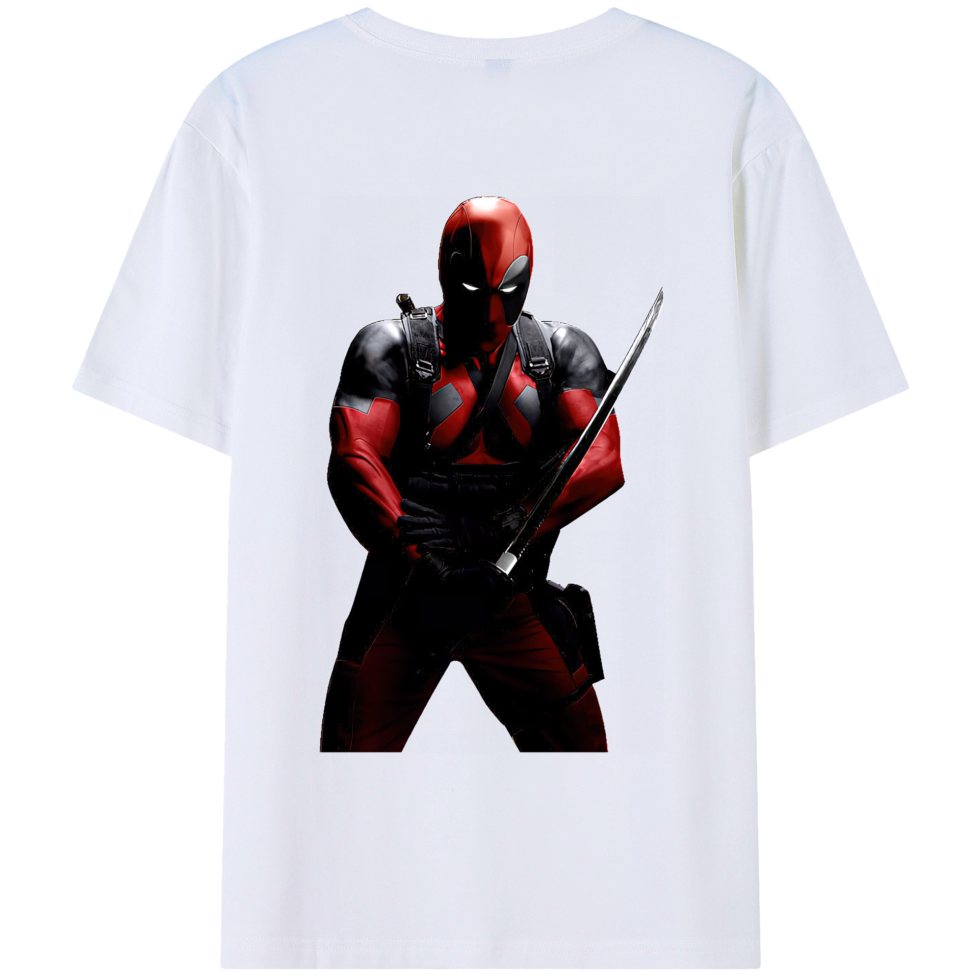 （画像用） Deadpool デッドプール レディース半袖Tシャツ(バックプリント)