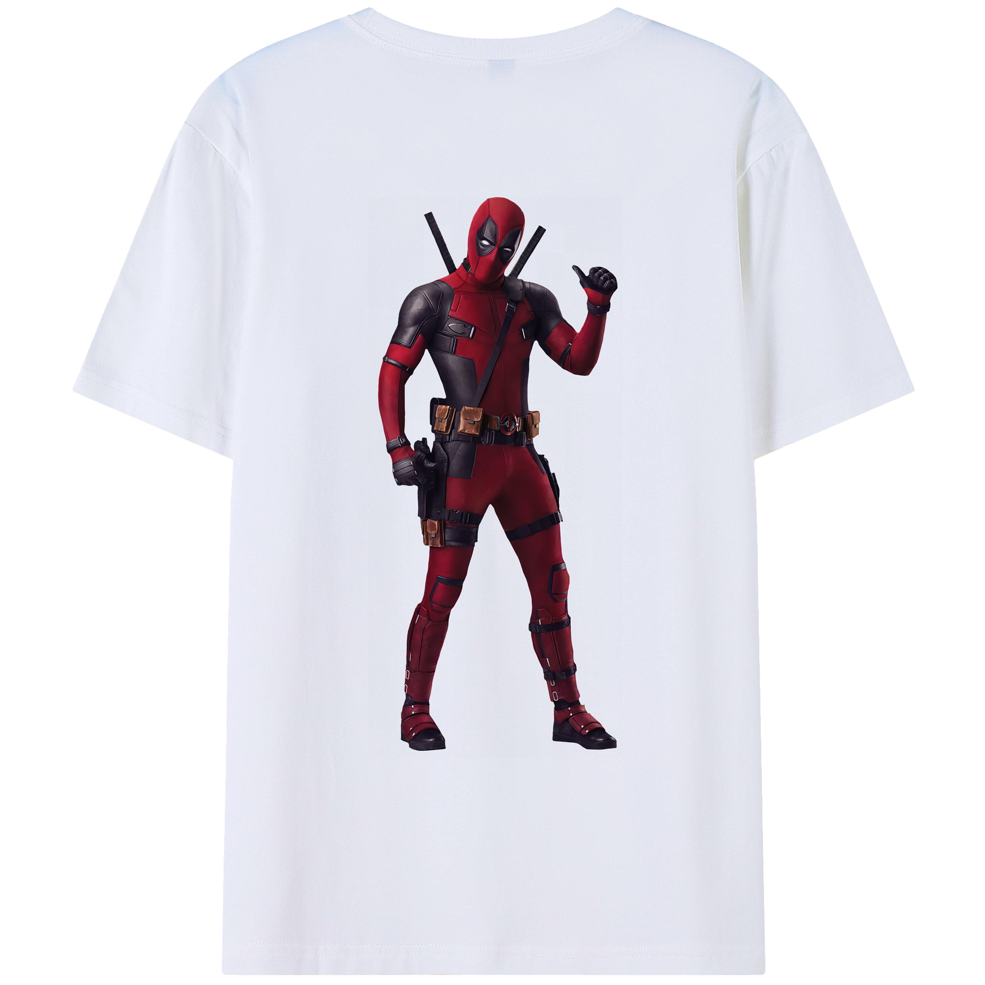 （画像用） Deadpool デッドプール レディース半袖Tシャツ(バックプリント)