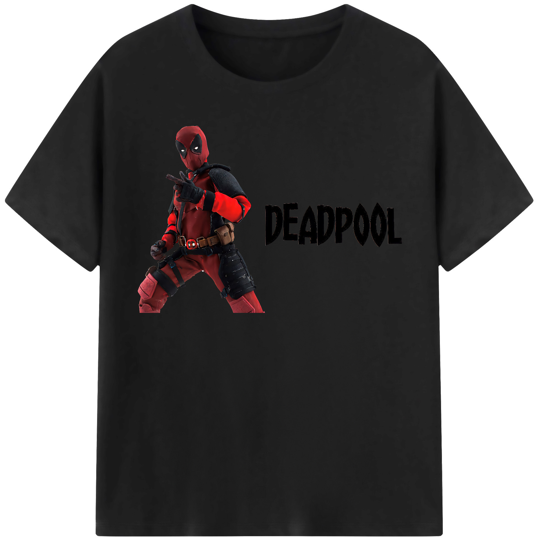 （画像用） Deadpool デッドプール レディースカジュアルプリントTシャツ（綿100％）