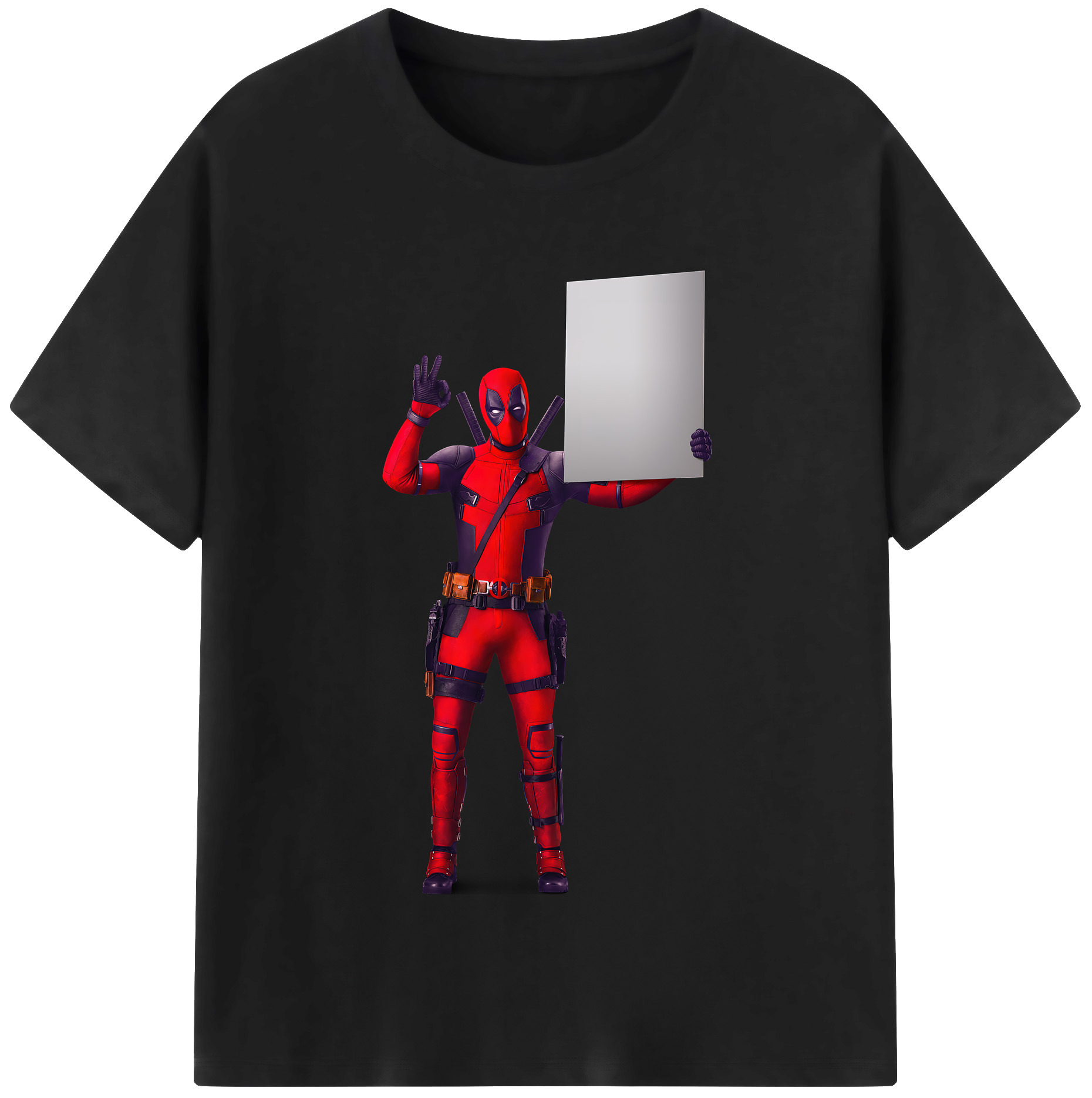 （画像用） Deadpool デッドプール レディースカジュアルプリントTシャツ（綿100％）