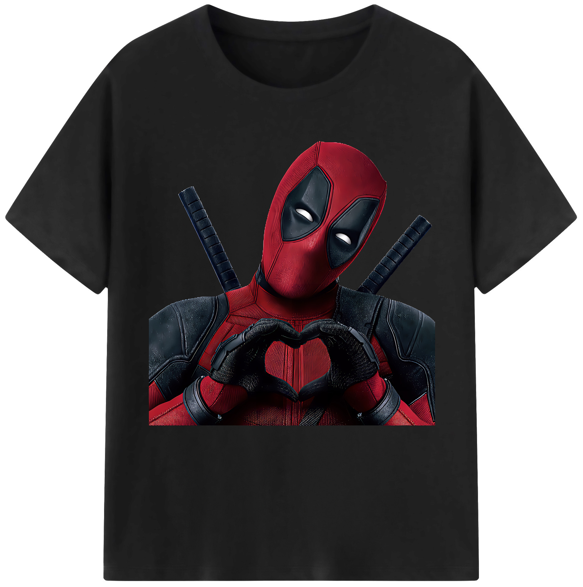 （画像用） Deadpool デッドプール レディースカジュアルプリントTシャツ（綿100％）
