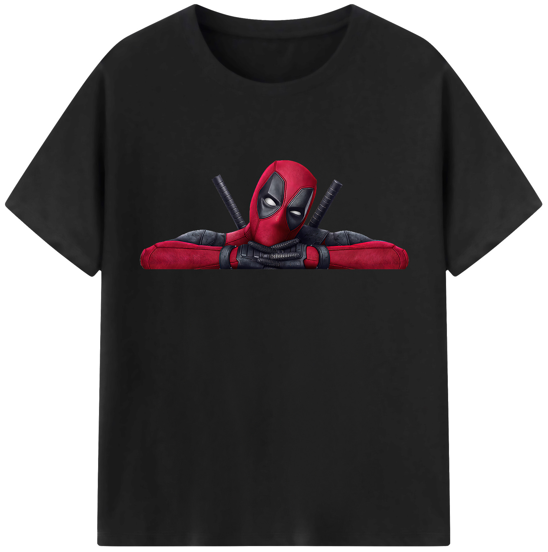 （画像用） Deadpool デッドプール レディースカジュアルプリントTシャツ（綿100％）