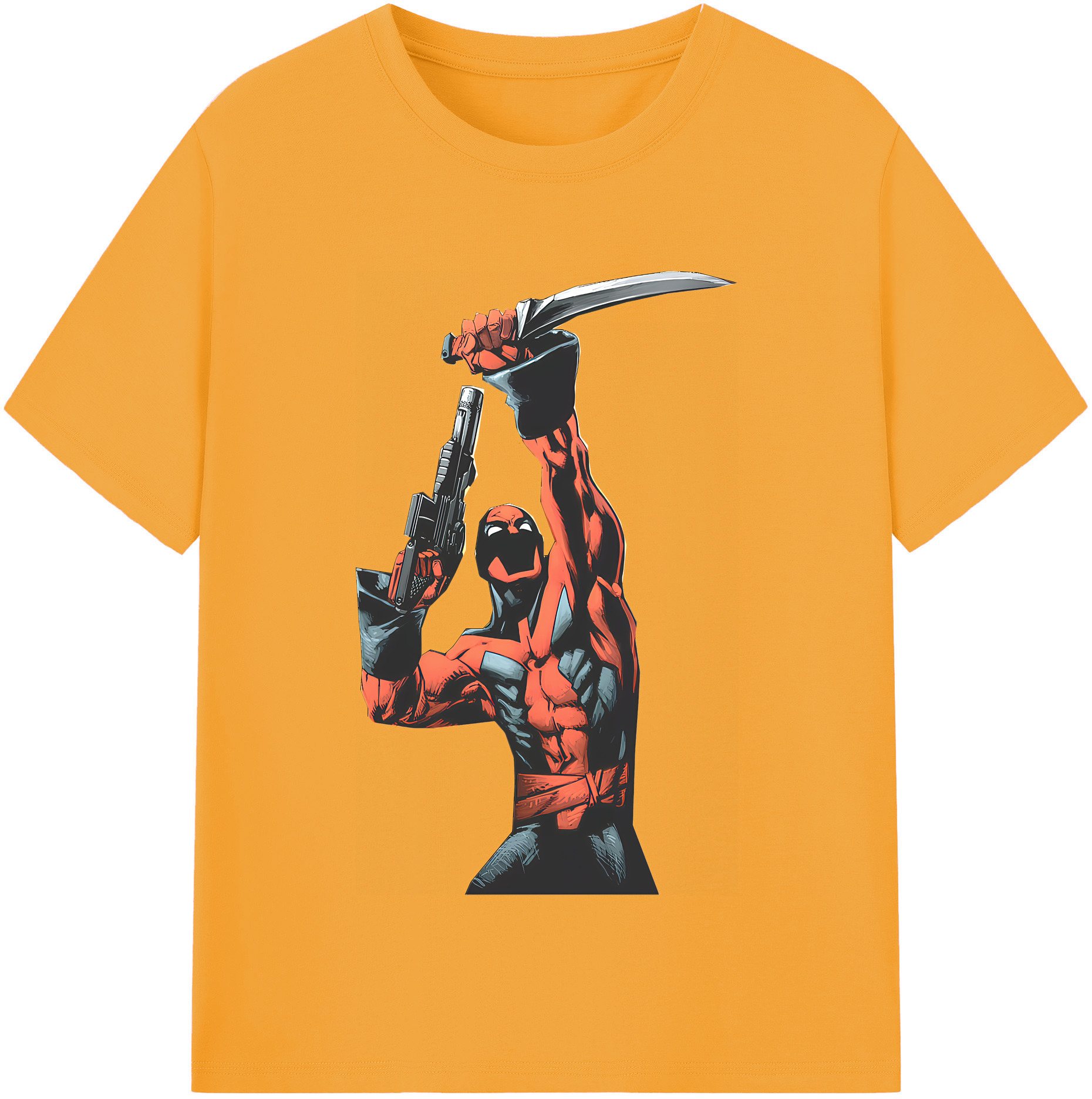 （画像用） Deadpool デッドプール レディースカジュアルプリントTシャツ（綿100％）