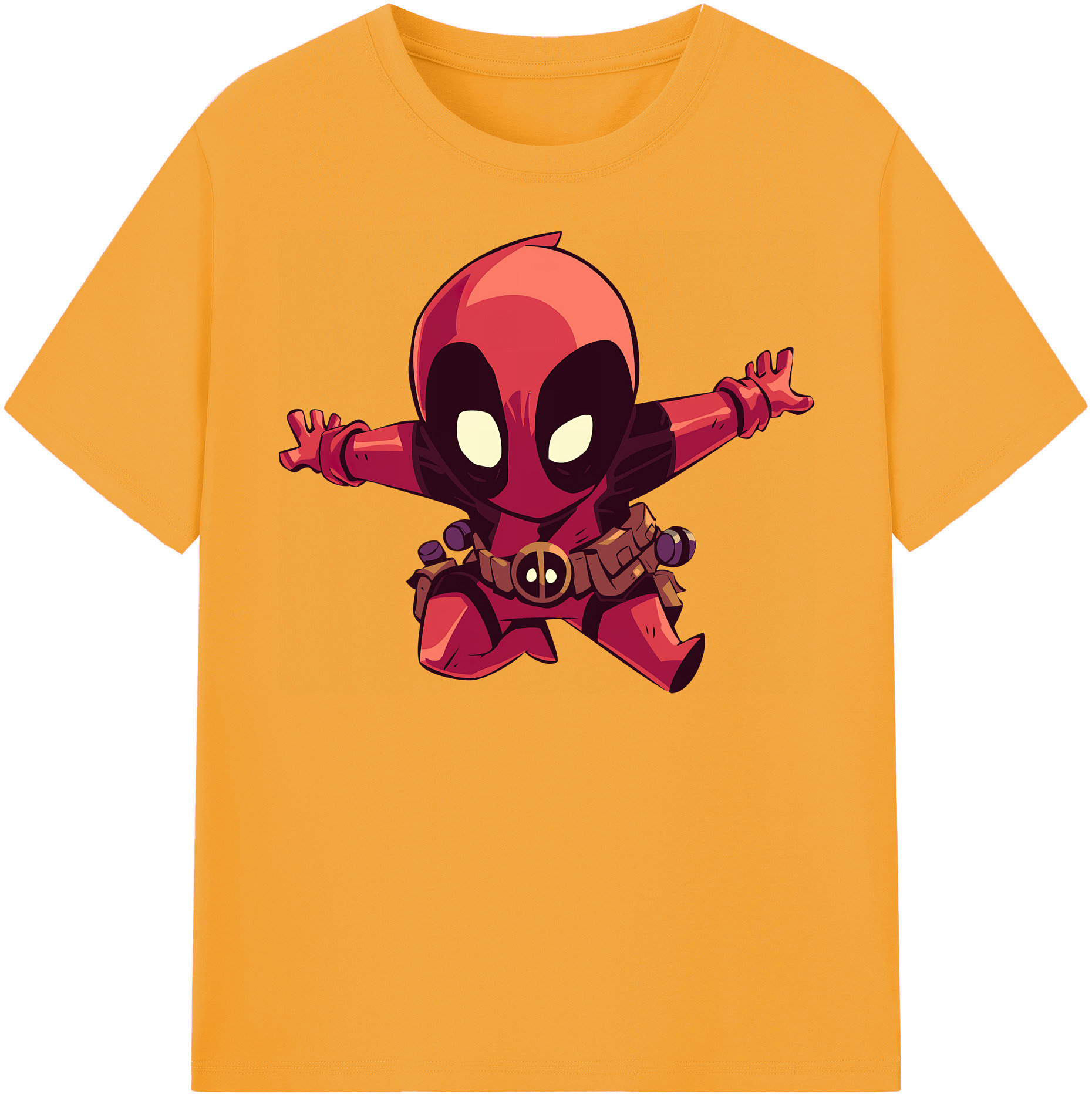 （画像用） Deadpool デッドプール レディースカジュアルプリントTシャツ（綿100％）