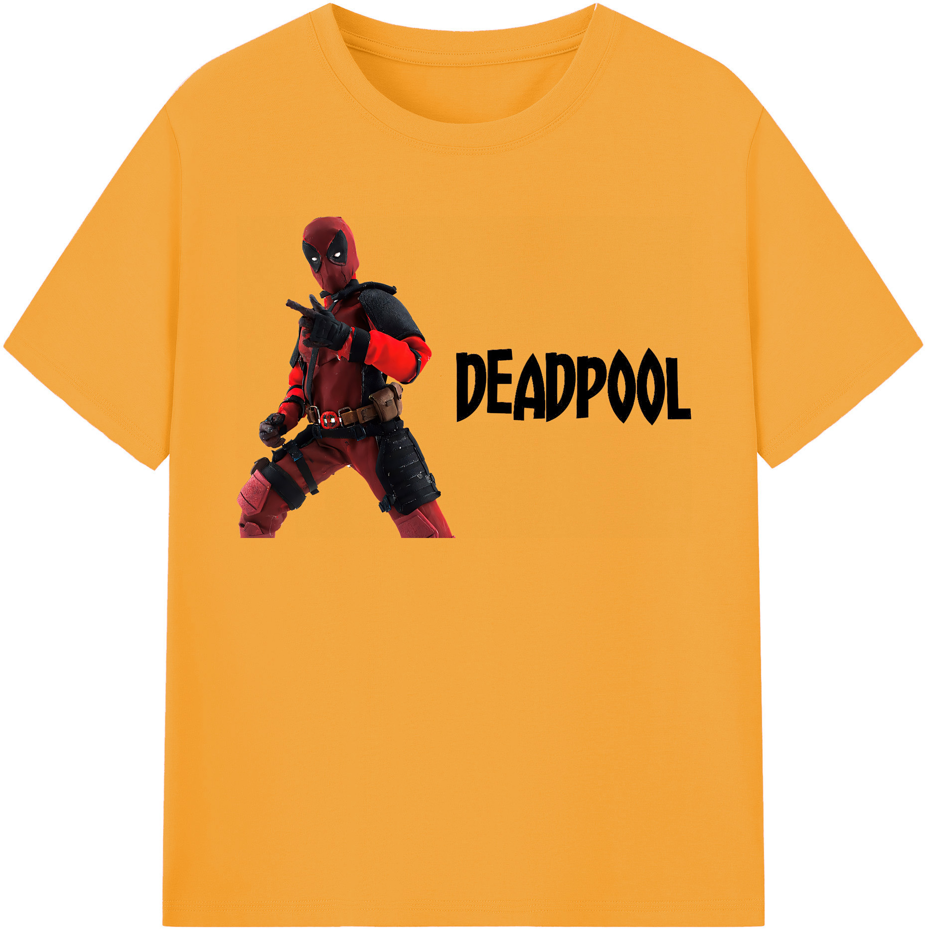 （画像用） Deadpool デッドプール レディースカジュアルプリントTシャツ（綿100％）