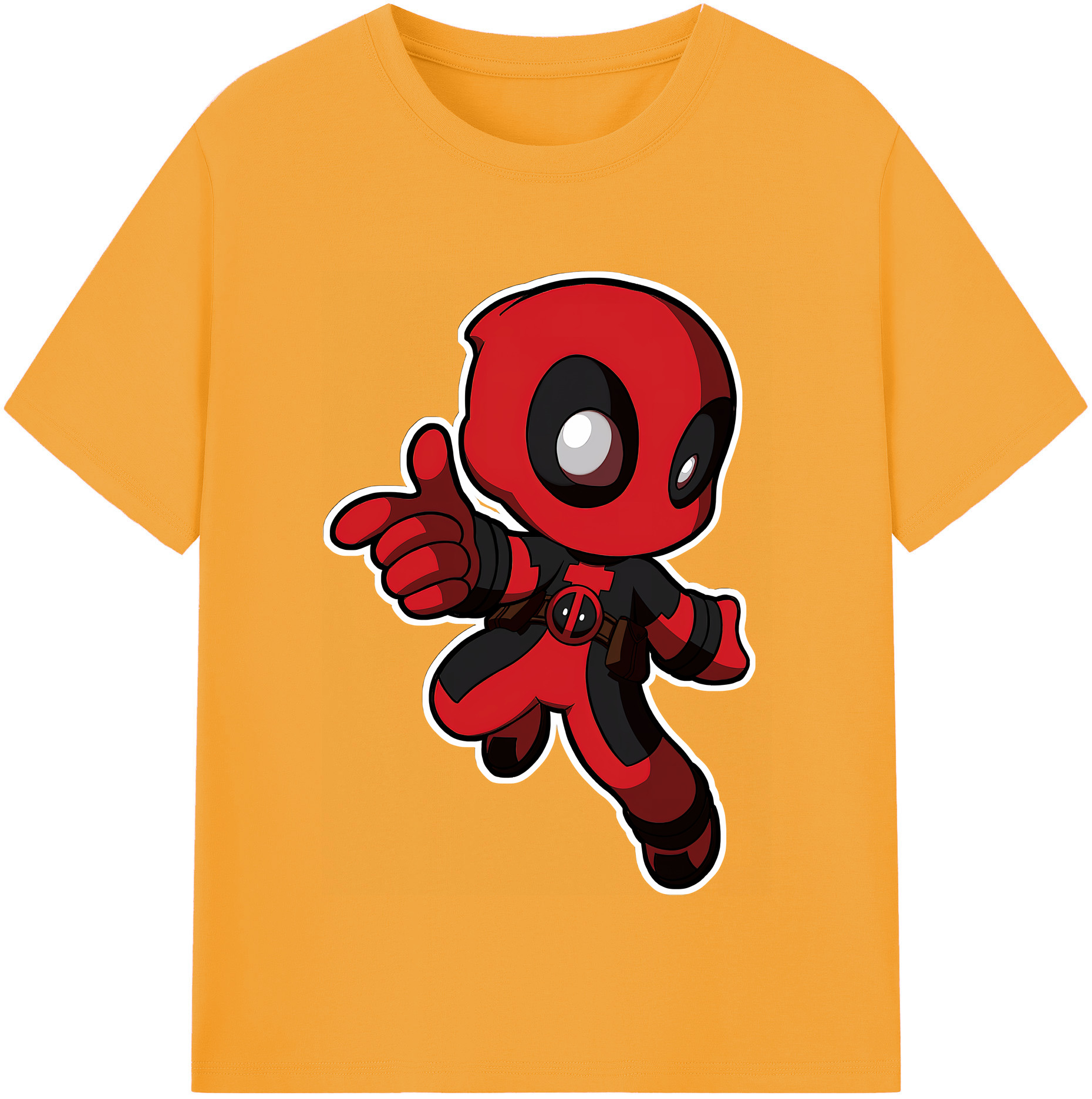 （画像用） Deadpool デッドプール レディースカジュアルプリントTシャツ（綿100％）