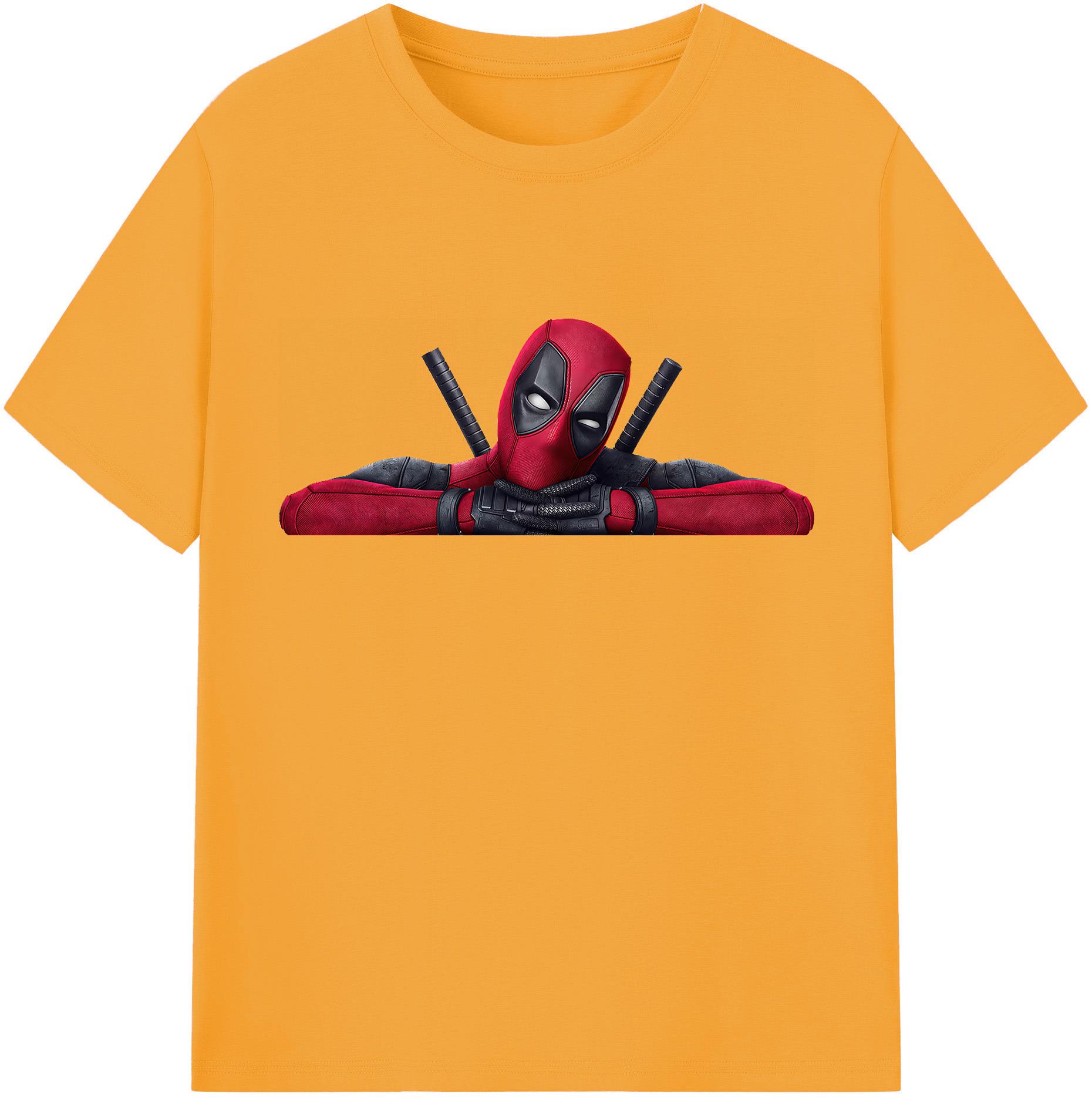 （画像用） Deadpool デッドプール レディースカジュアルプリントTシャツ（綿100％）
