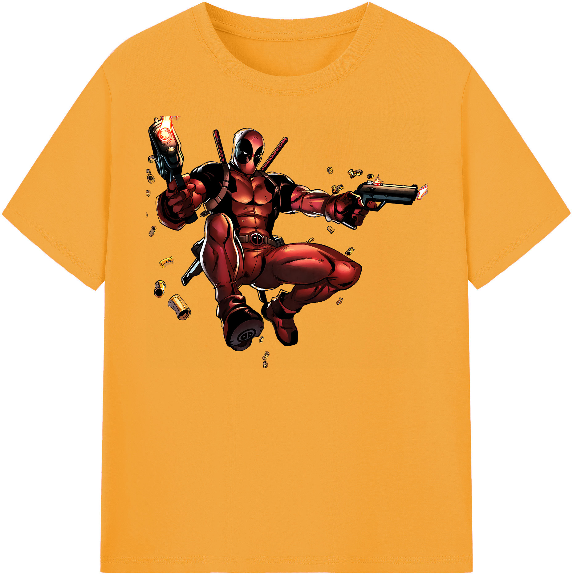 （画像用） Deadpool デッドプール レディースカジュアルプリントTシャツ（綿100％）