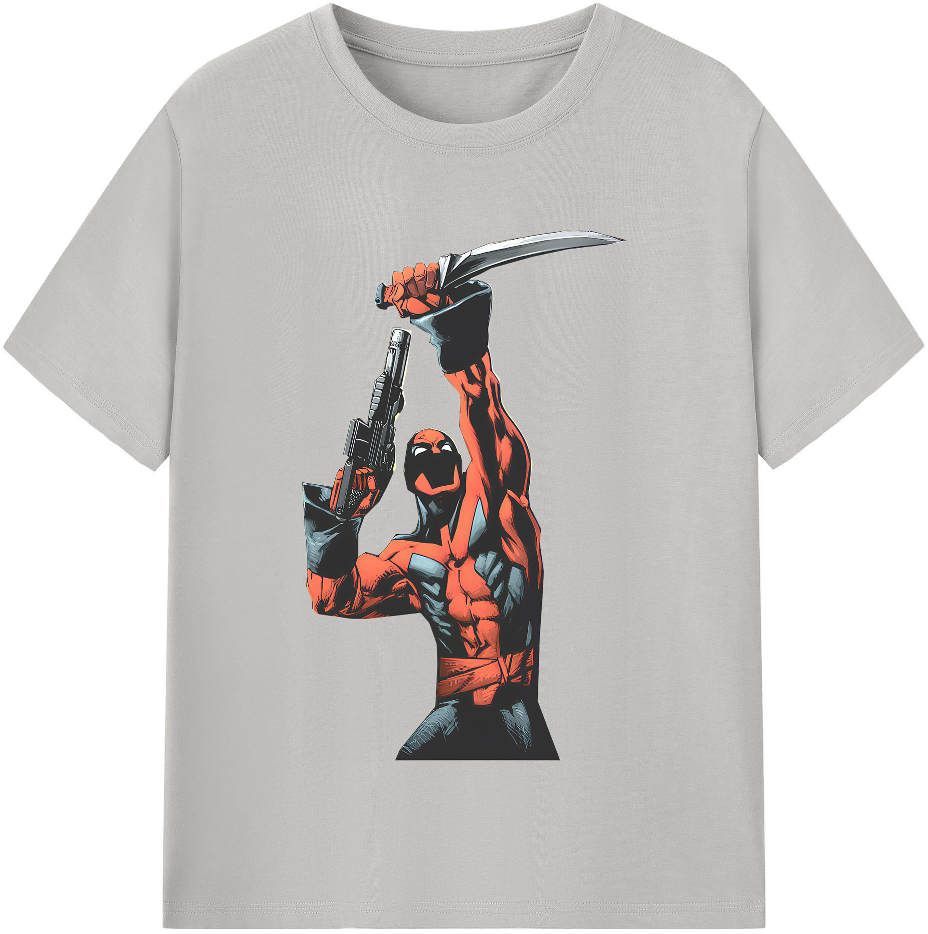 （画像用） Deadpool デッドプール レディースカジュアルプリントTシャツ（綿100％）