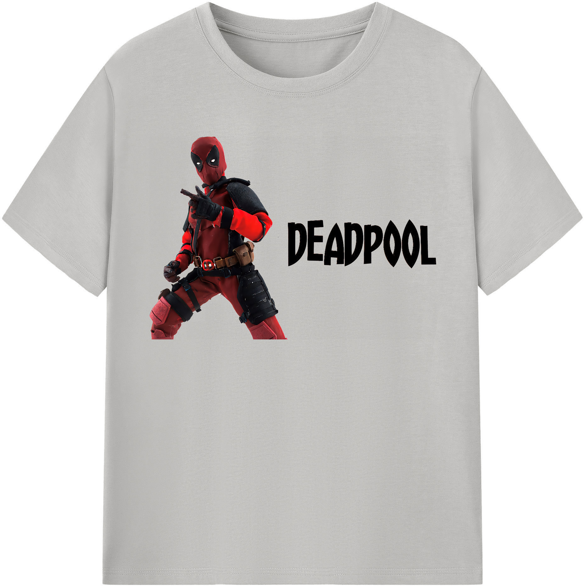（画像用） Deadpool デッドプール レディースカジュアルプリントTシャツ（綿100％）