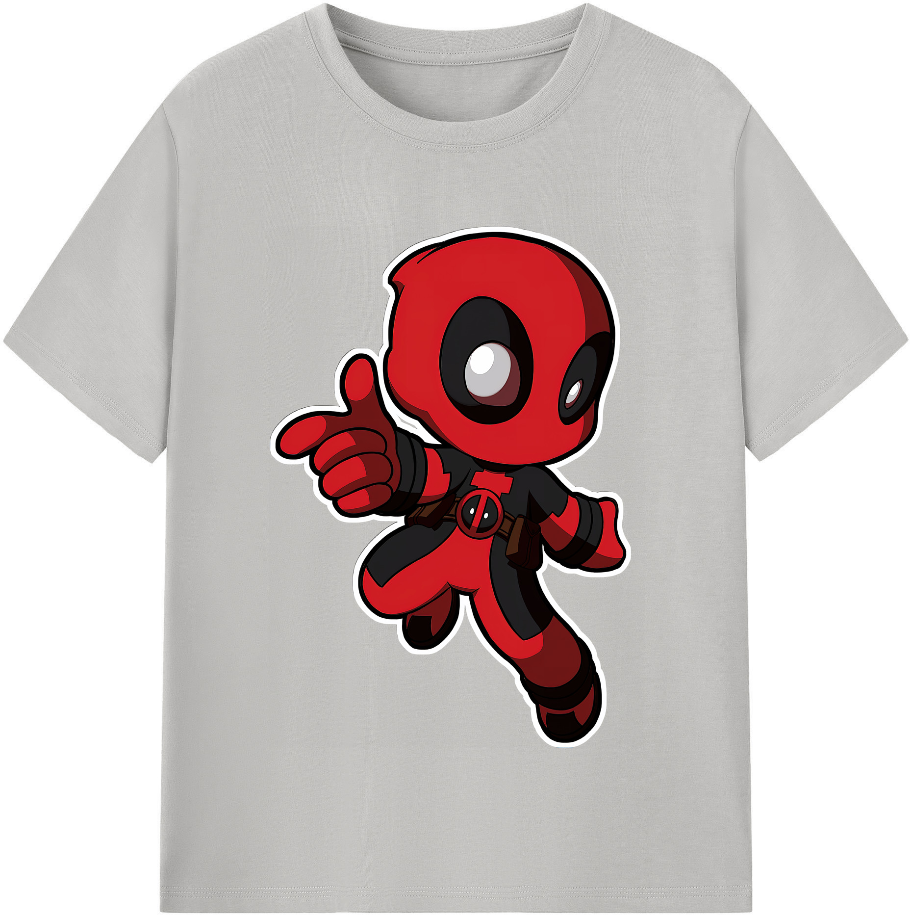 （画像用） Deadpool デッドプール レディースカジュアルプリントTシャツ（綿100％）
