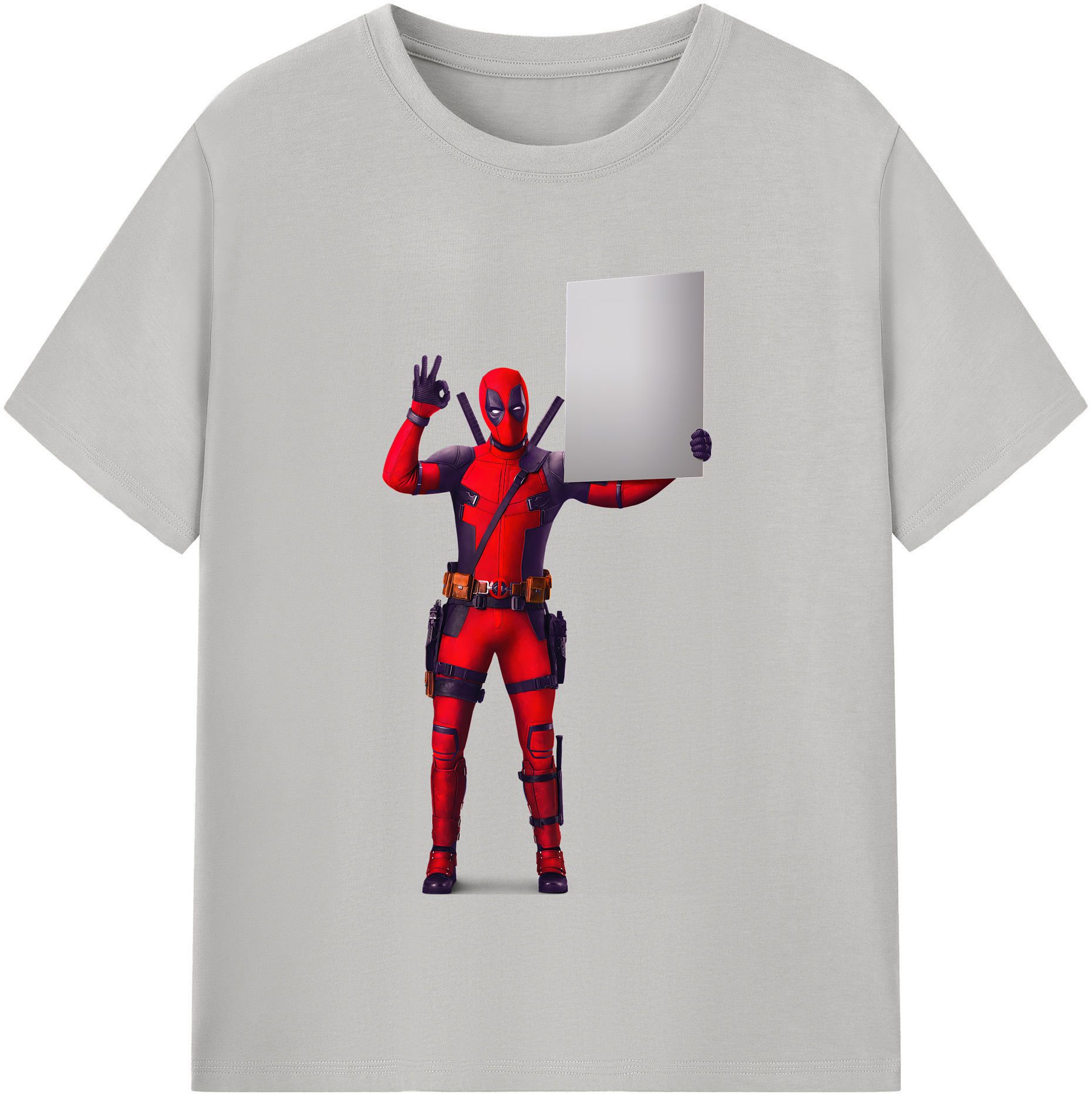 （画像用） Deadpool デッドプール レディースカジュアルプリントTシャツ（綿100％）
