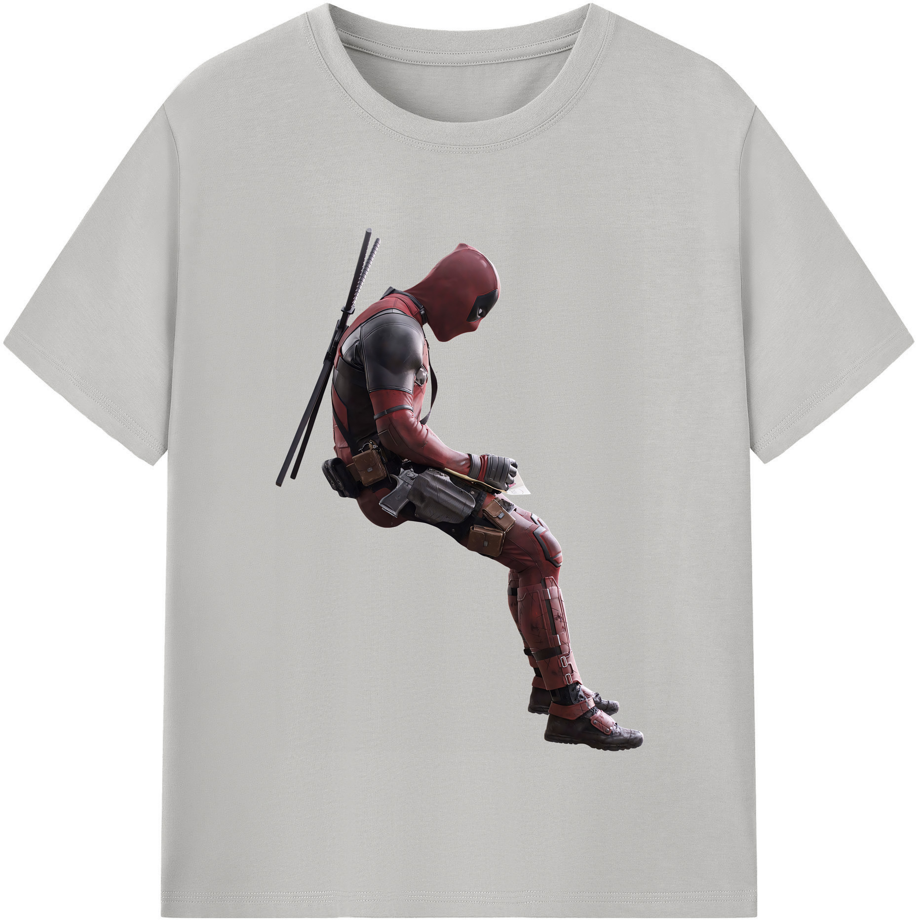 （画像用） Deadpool デッドプール レディースカジュアルプリントTシャツ（綿100％）