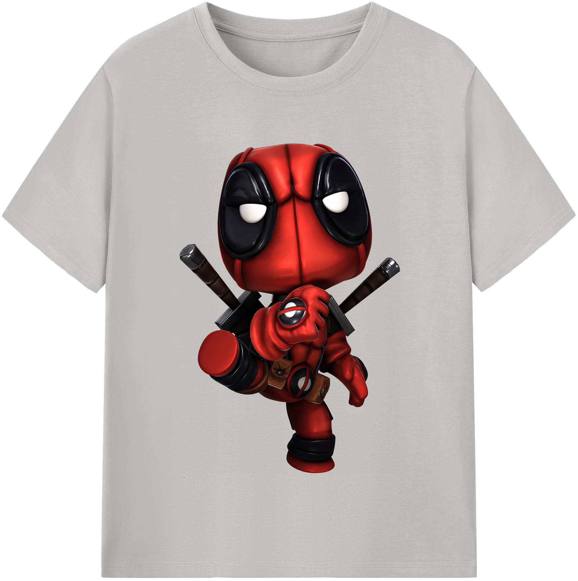 （画像用） Deadpool デッドプール レディースカジュアルプリントTシャツ（綿100％）